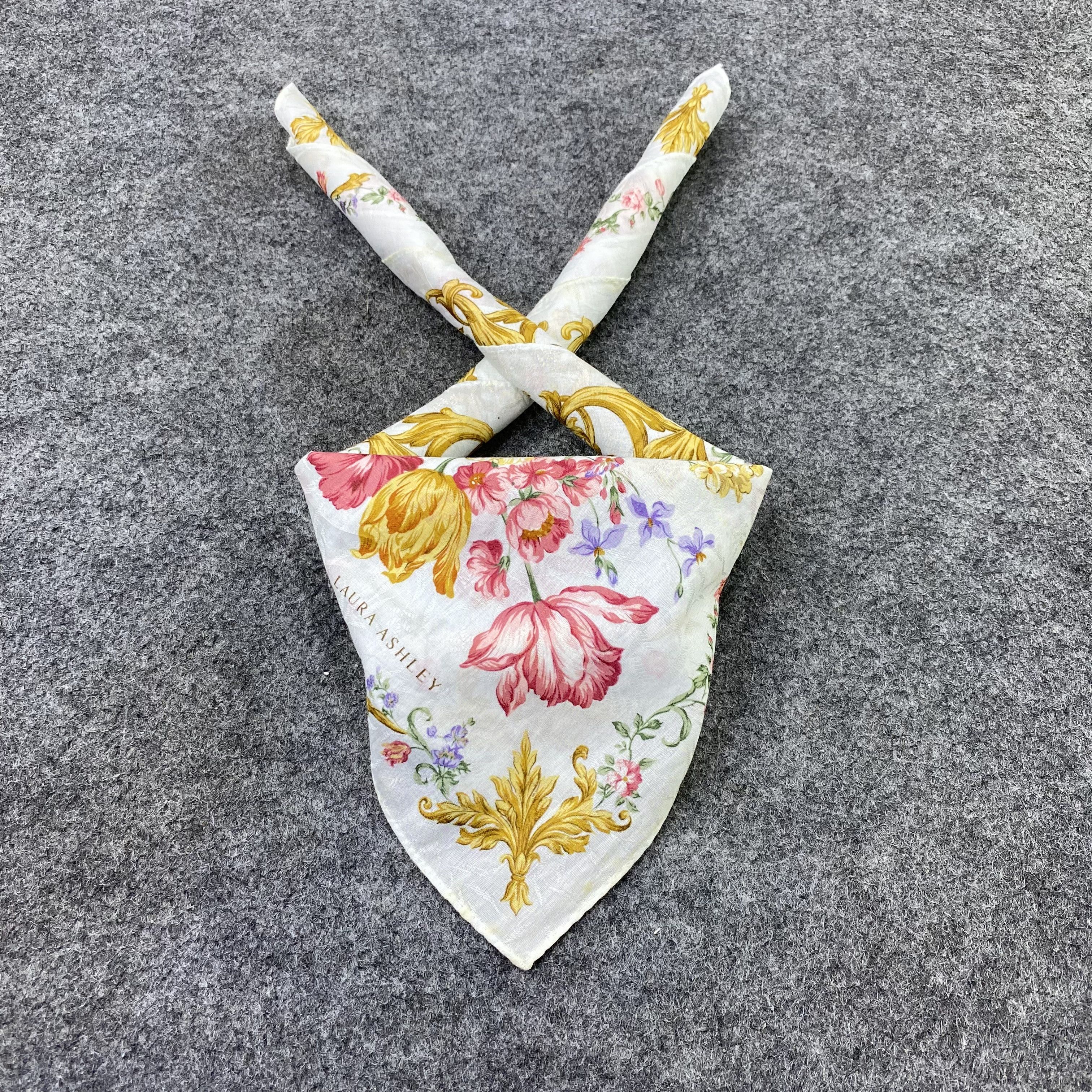 Laura Ashley Laura Ashley Handkerchief Neckerchief Bandana-B1828 Size ONE SIZE - 2 Thumbnail