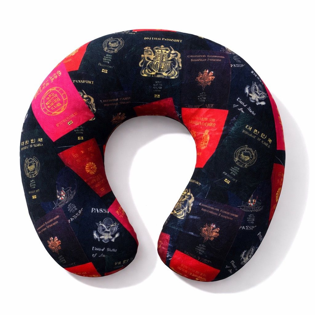 Anti Social Social Club Anti social club “passports” neck pillow Size ONE SIZE - 1 Preview