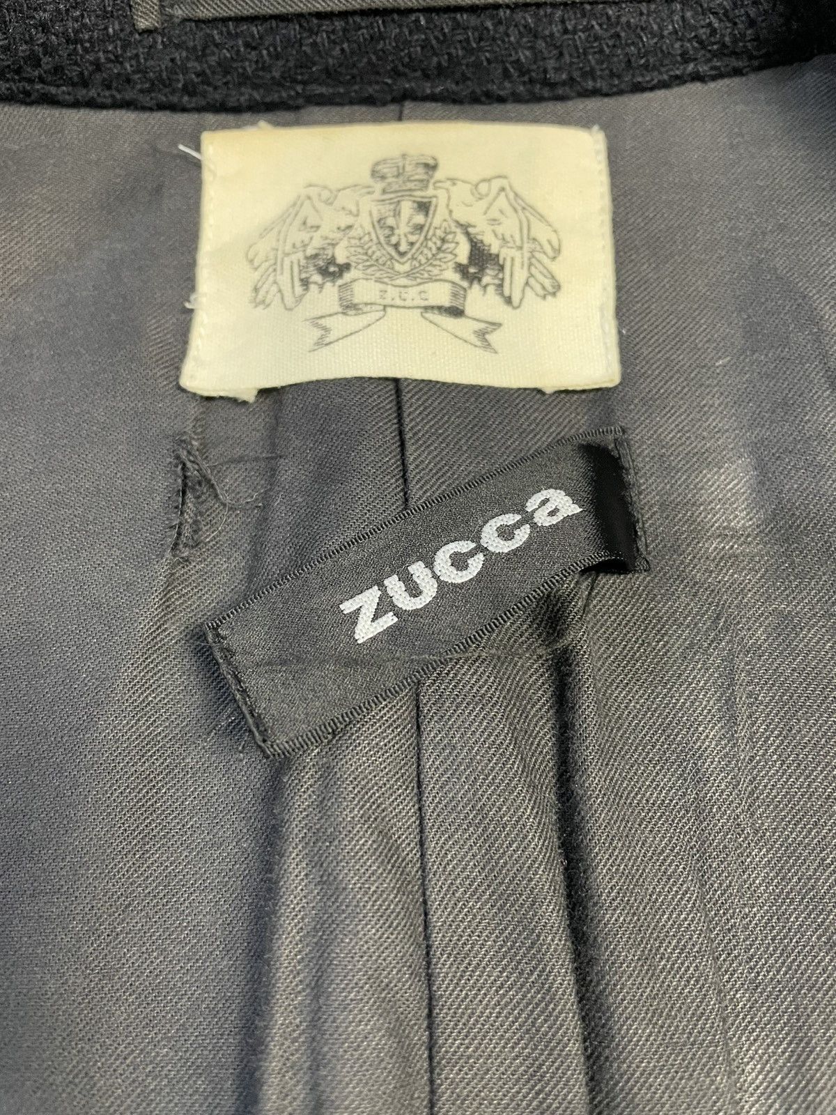 CABANE de ZUCCa Cabanne de Zucca Wool Distressed Jacket Size US S / EU 44-46 / 1 - 9 Thumbnail
