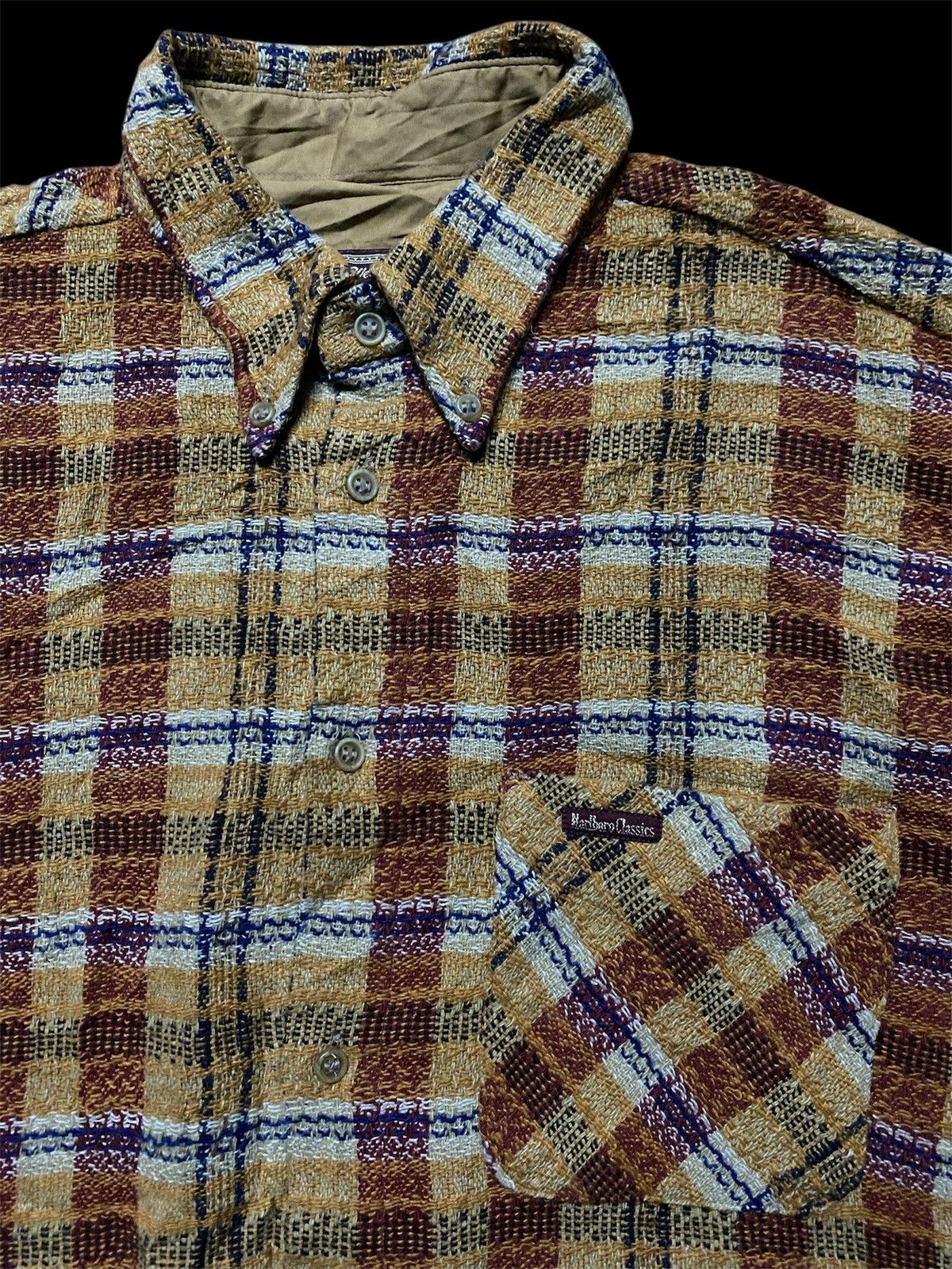 Marlboro Classics Vintage 90s Marlboro Classics Laine Wool Button Down Size US XL / EU 56 / 4 - 1 Thumbnail