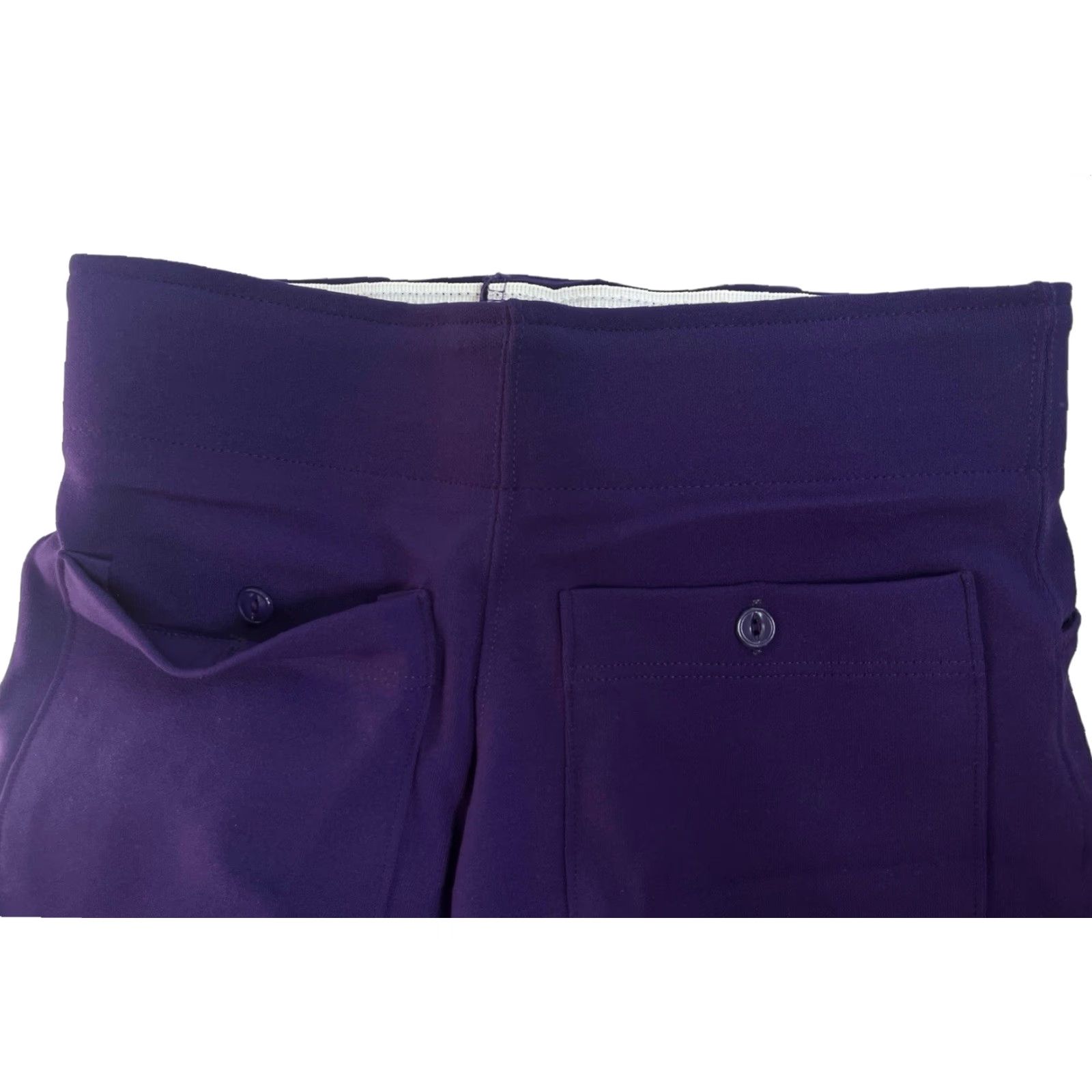 Russell Athletic VINTAGE Russell Athletic Coaches Shorts Mens S Purple Nylon snap closure elastic waist front & back pockets 90s Made in USA Size US 29 - 8 Thumbnail