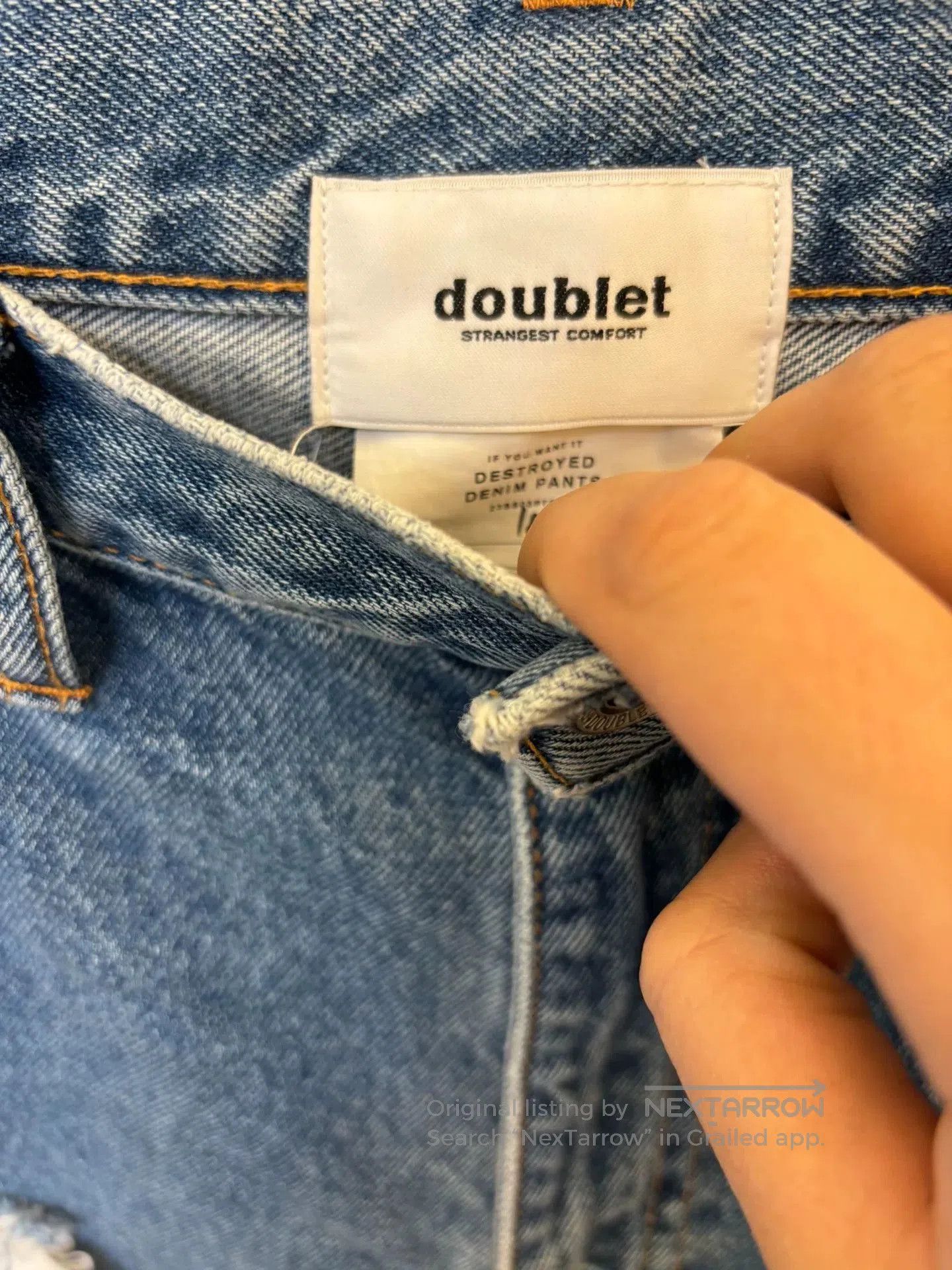Doublet doublet Distressed Denim Wide. Size US 34 / EU 50 - 2 Thumbnail