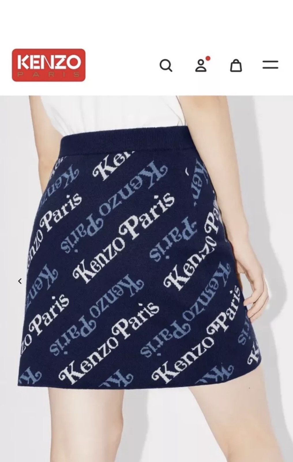 Kenzo KENZO X VERDY 'KENZO BY VERDY' MINISKIRT Blue Size 28" / US 6 / IT 42 - 18 Thumbnail