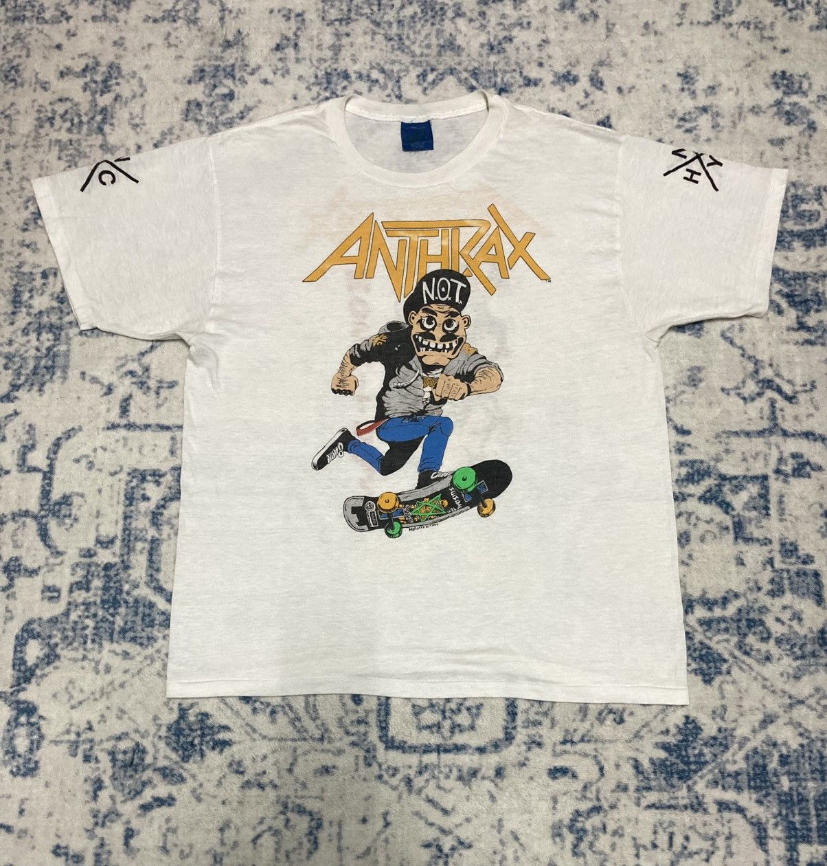 Band Tees Vintage 80’s Anthrax Size US L / EU 52-54 / 3 - 1 Thumbnail