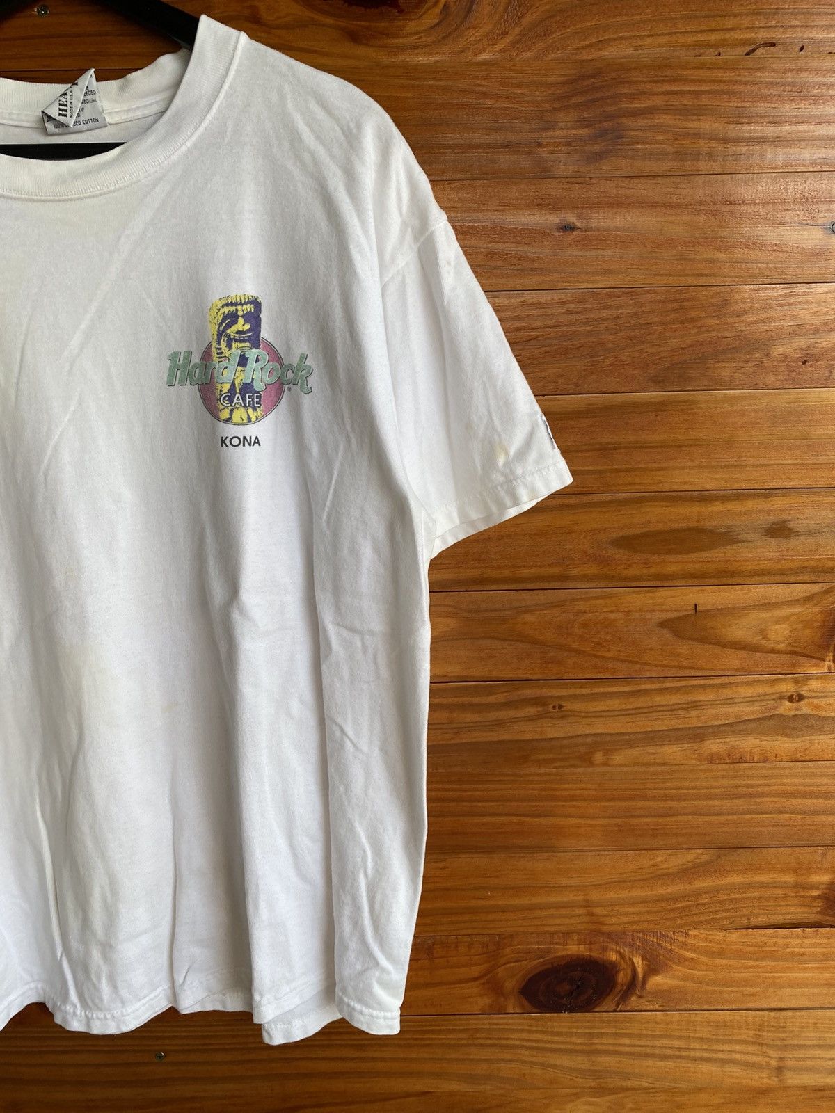 Hard Rock Cafe Vintage Hard Rock Cafe Kona Hawaii T-Shirt 90s White Tee Size US XL / EU 56 / 4 - 10 Thumbnail