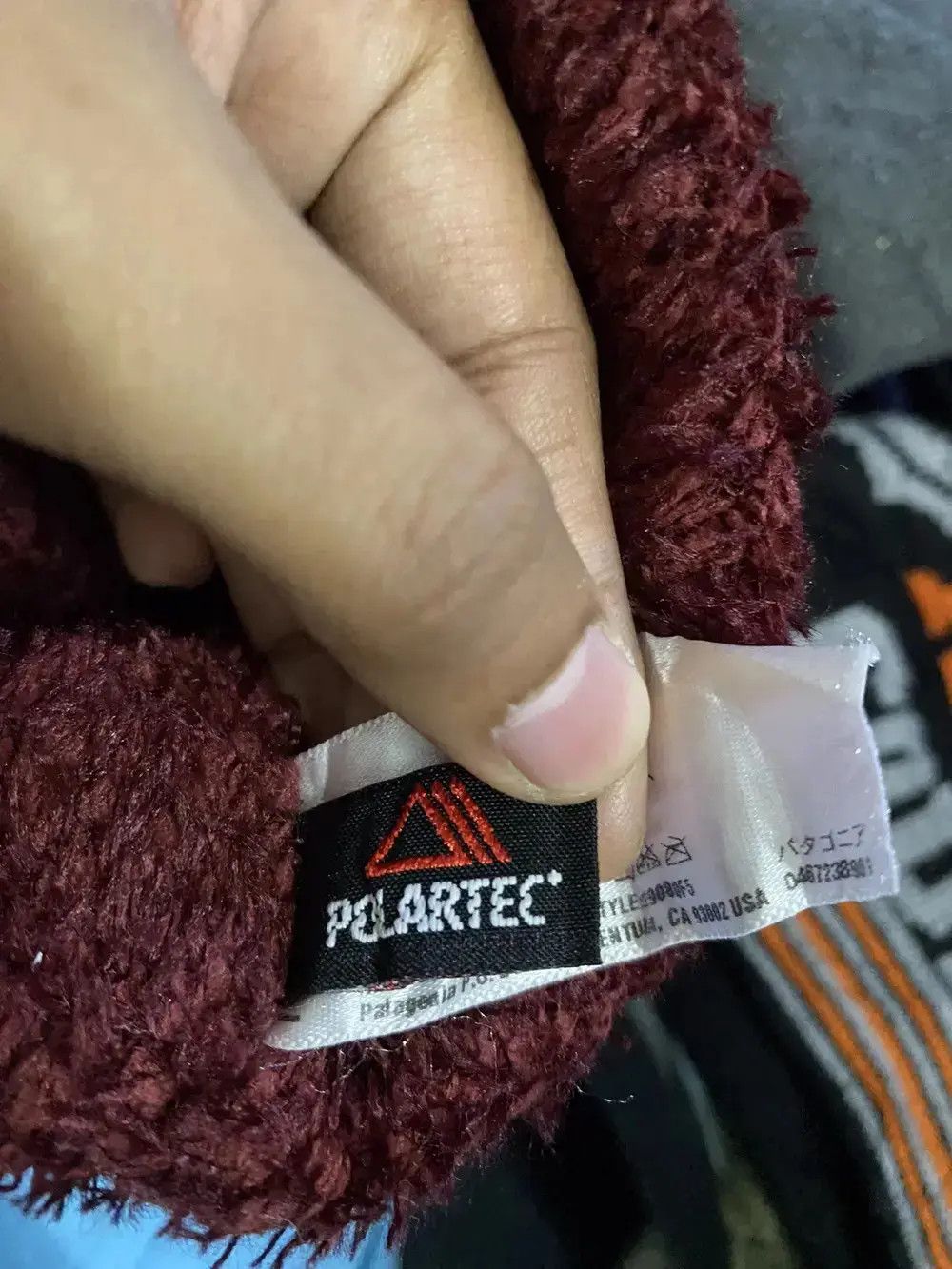 Patagonia Patagonia Polartec Spellout Fleece Beanie Hat Size ONE SIZE - 7 Thumbnail
