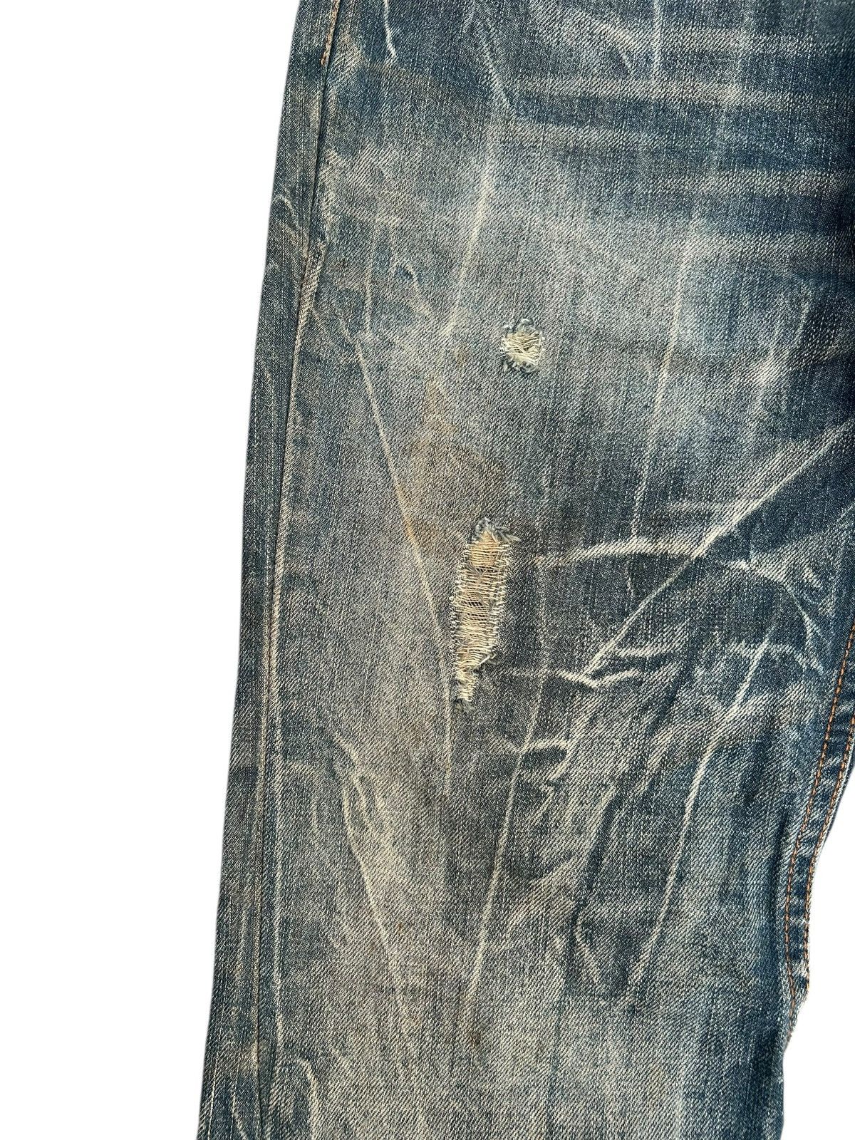 Kapital FLARE Antful Jeans Japanese Distressed Dirty Denim Jeans Size US 32 / EU 48 - 9 Thumbnail
