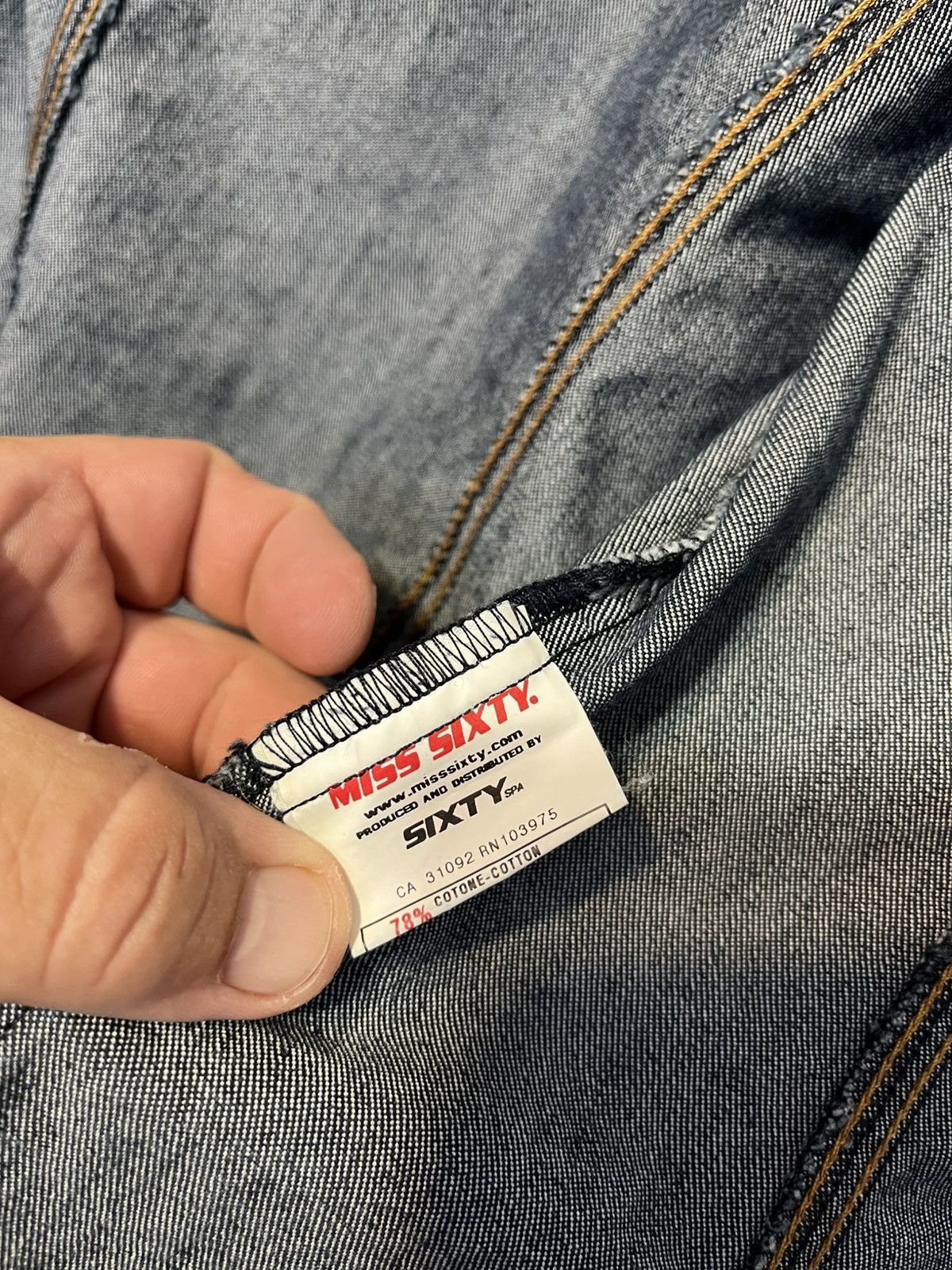 Miss Sixty Vintage Miss Sixty Brink Y2K Denim Jacket Made in Italy Size M / US 6-8 / IT 42-44 - 11 Thumbnail
