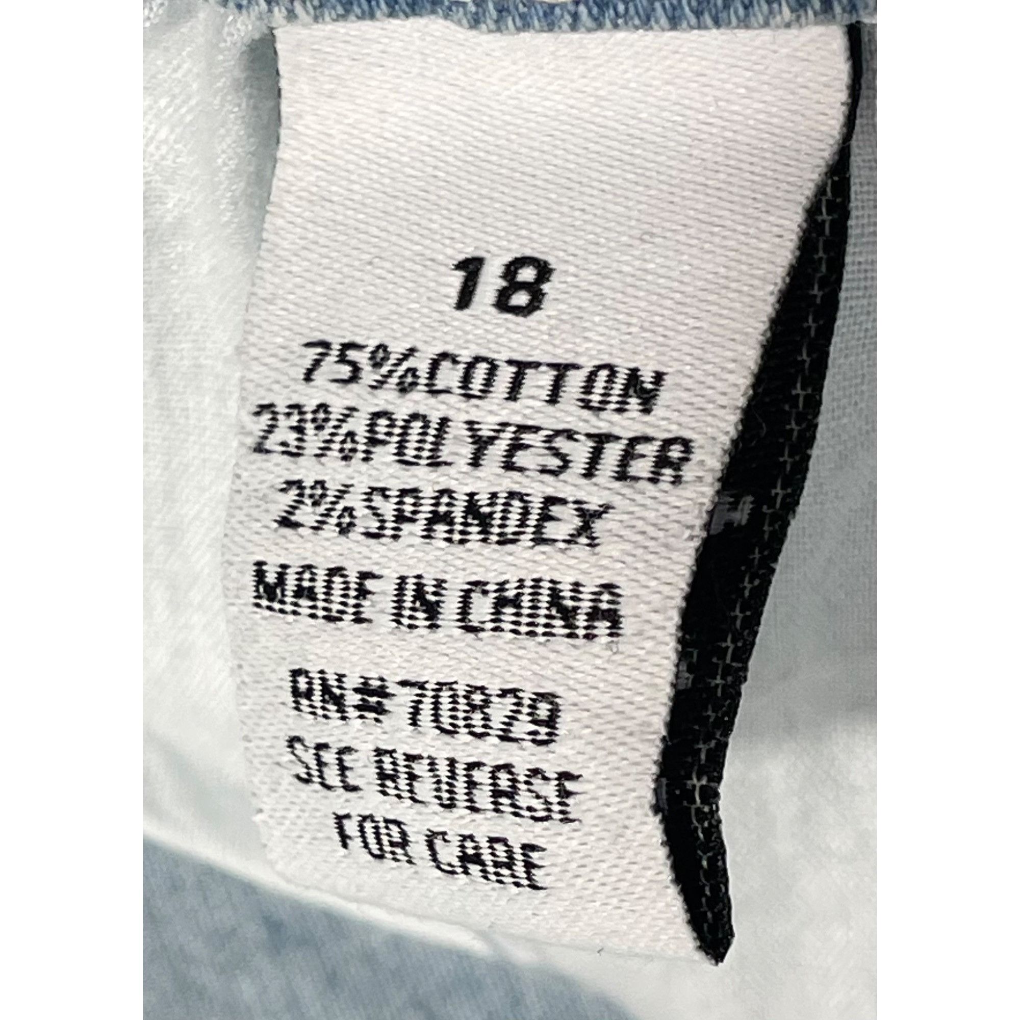 Other Rue + - Women's Ultimate Stretch Mid-Rise Jeans - Light Blue Size 40" / US 18 - 9 Thumbnail