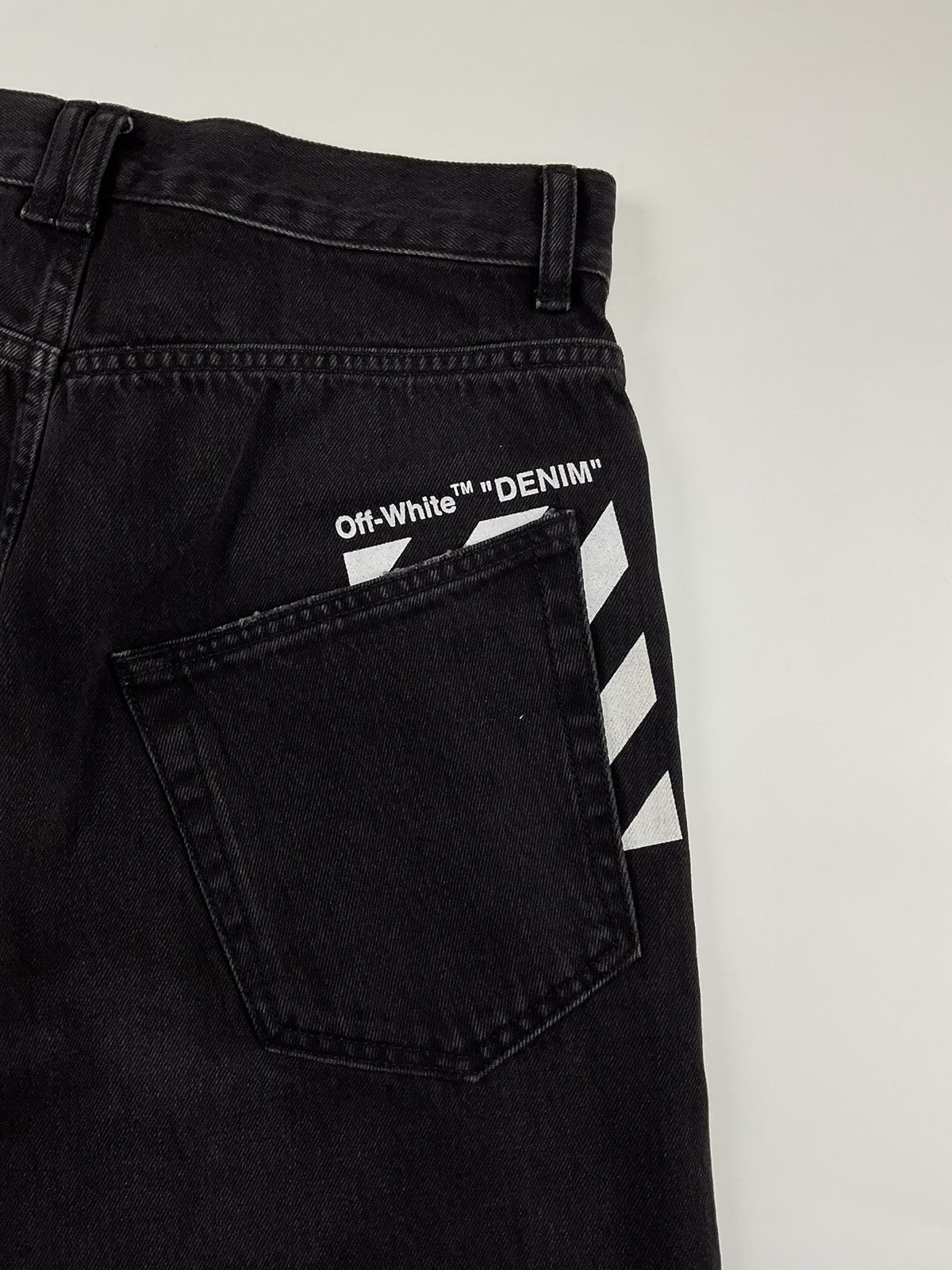 Off-White Off White Denim Short Size US 31 - 9 Thumbnail
