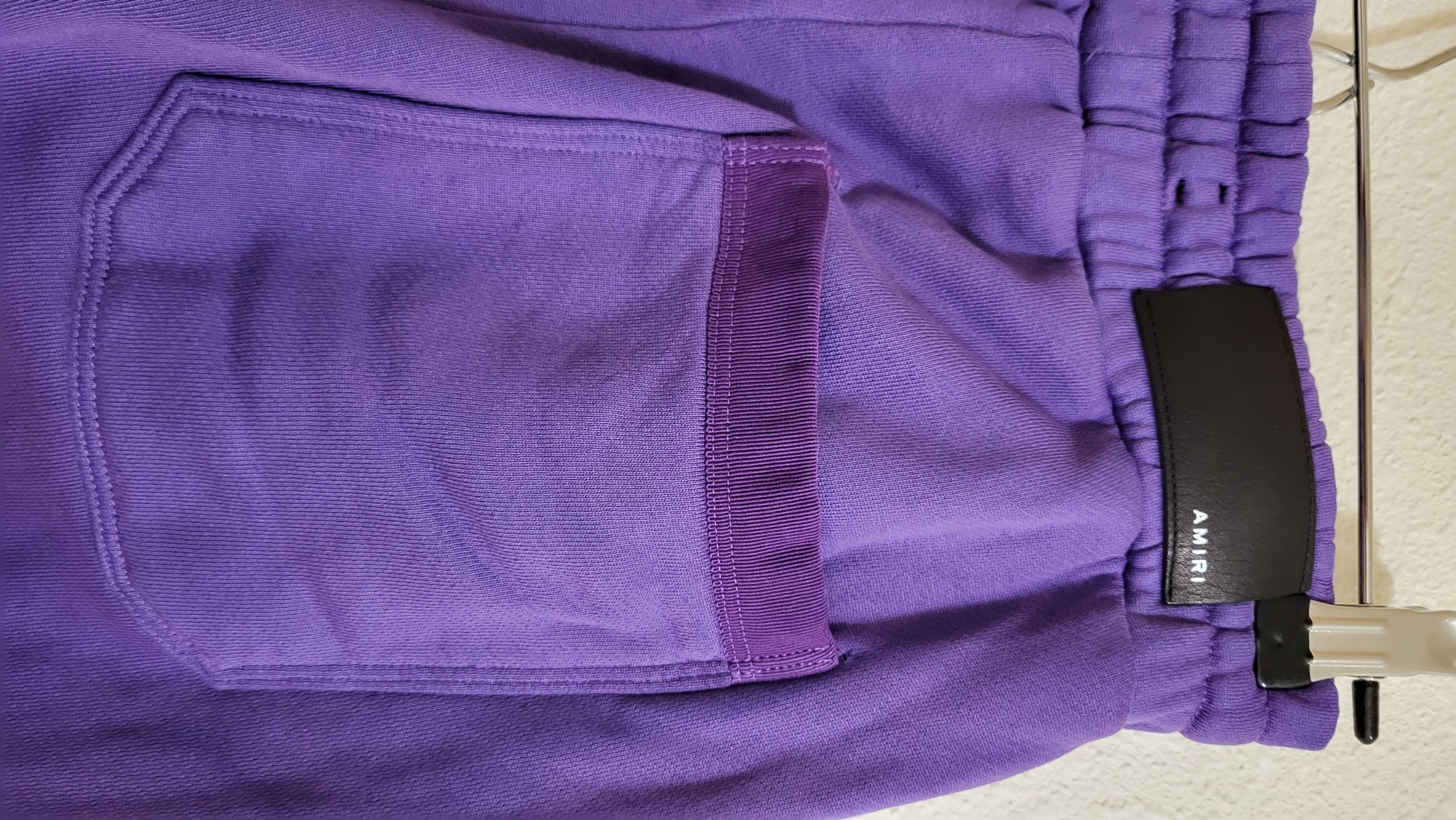Amiri Exclusive Purple Beverly Hills Rodeo Dr. Sweatpants Size US 30 / EU 46 - 7 Thumbnail