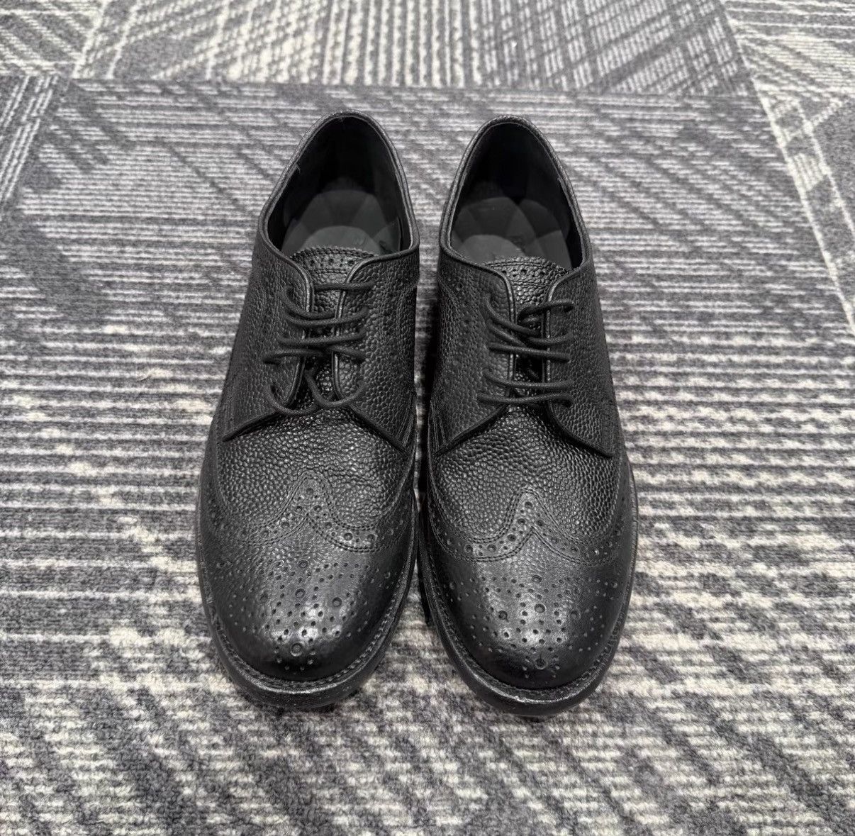 Burberry Burberry Brogue Oxford Casual Leather Shoes J42 Size US 8 / EU 41 - 2 Thumbnail