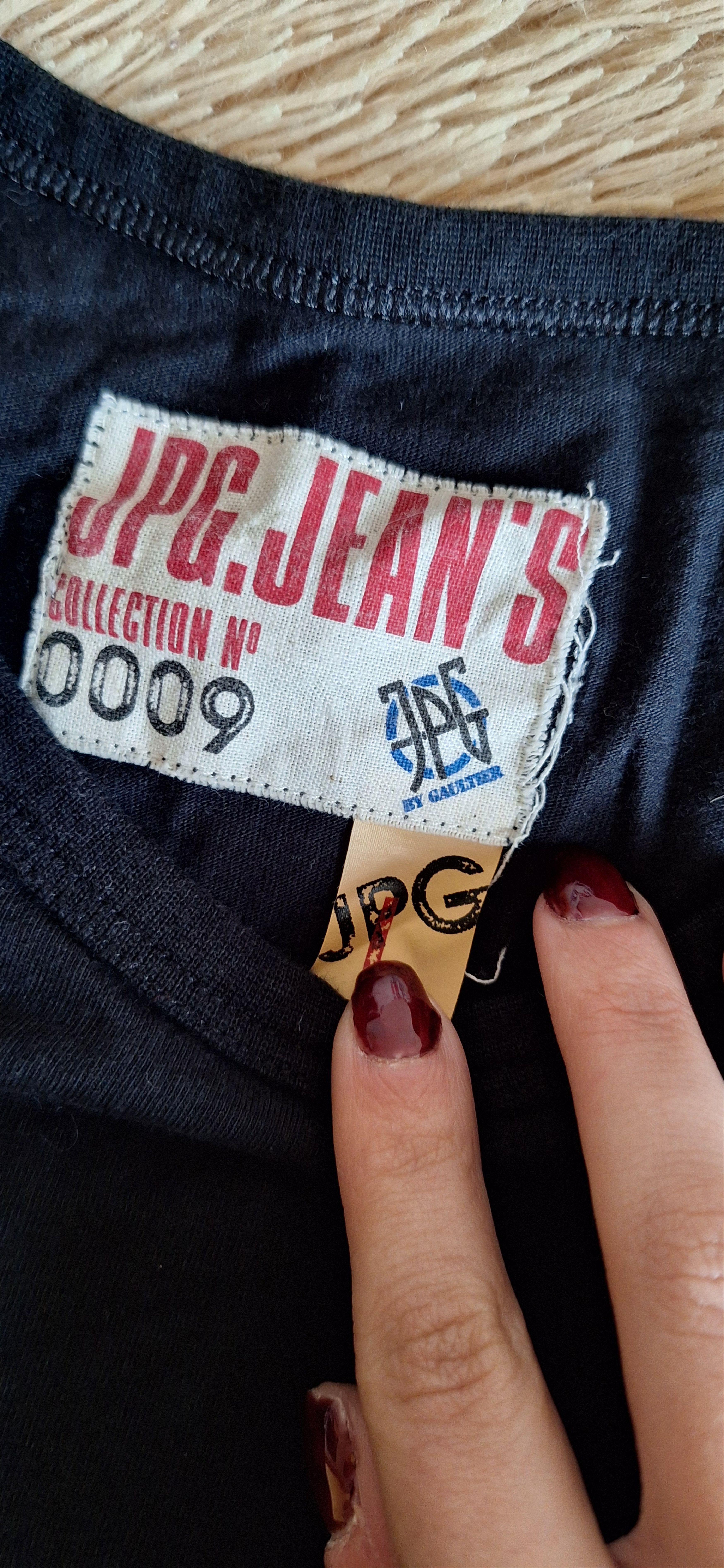 Jean Paul Gaultier Crop Top – JPG Jean’s by Gaultier Collection No. 0009. Size L / US 10 / IT 46 - 2 Thumbnail