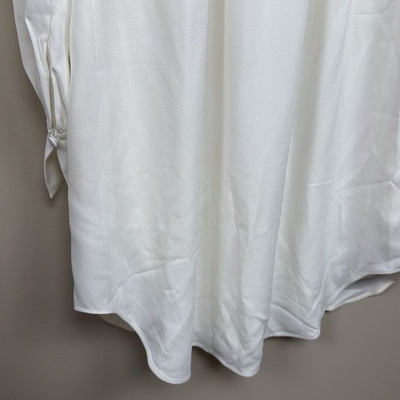 Chloe NEW CHLOE silk long sleeve white dress with ruffle neck Size M / US 6-8 / IT 42-44 - 14 Thumbnail