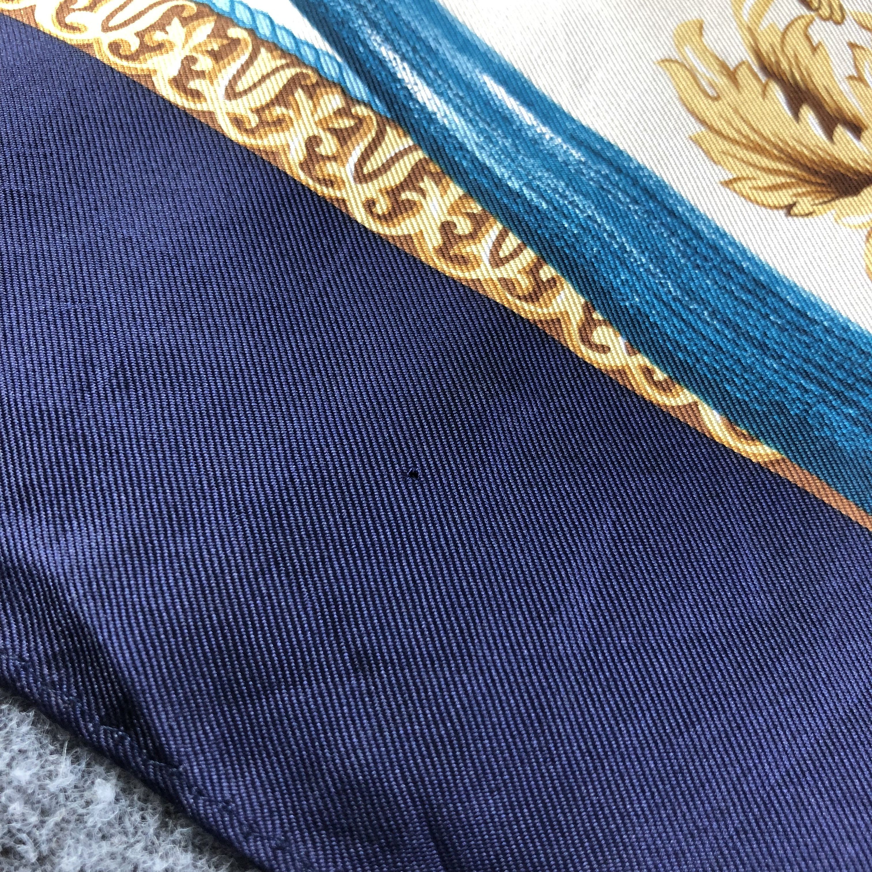 Japanese Brand Intermode Lion Luxury Silk Scarf M686 Size ONE SIZE - 6 Thumbnail