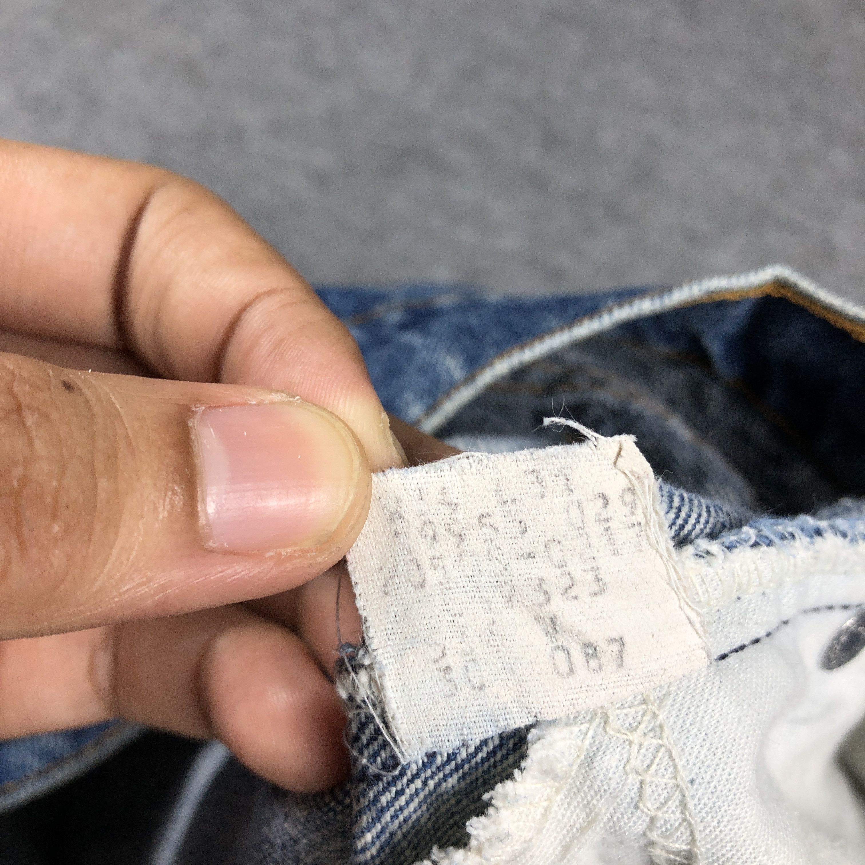 Levi's × Vintage Vintage 80s Levis Orange Tab Blue Wash Jeans L648 Size US 34 / EU 50 - 10 Thumbnail