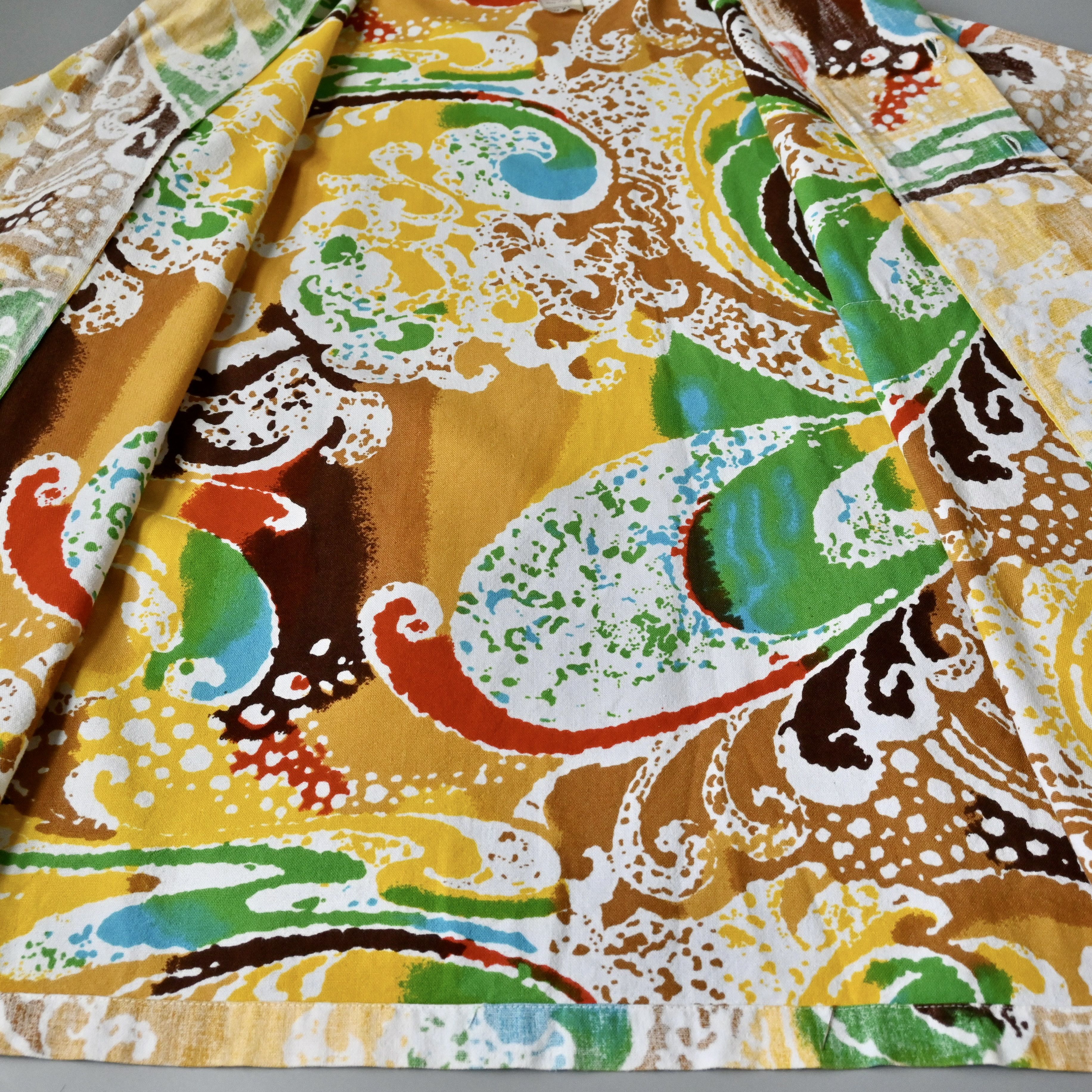 Jantzen VTG 70s Jantzen multi splashed waves cotton Hawaiian shirt Size US XL / EU 56 / 4 - 8 Thumbnail