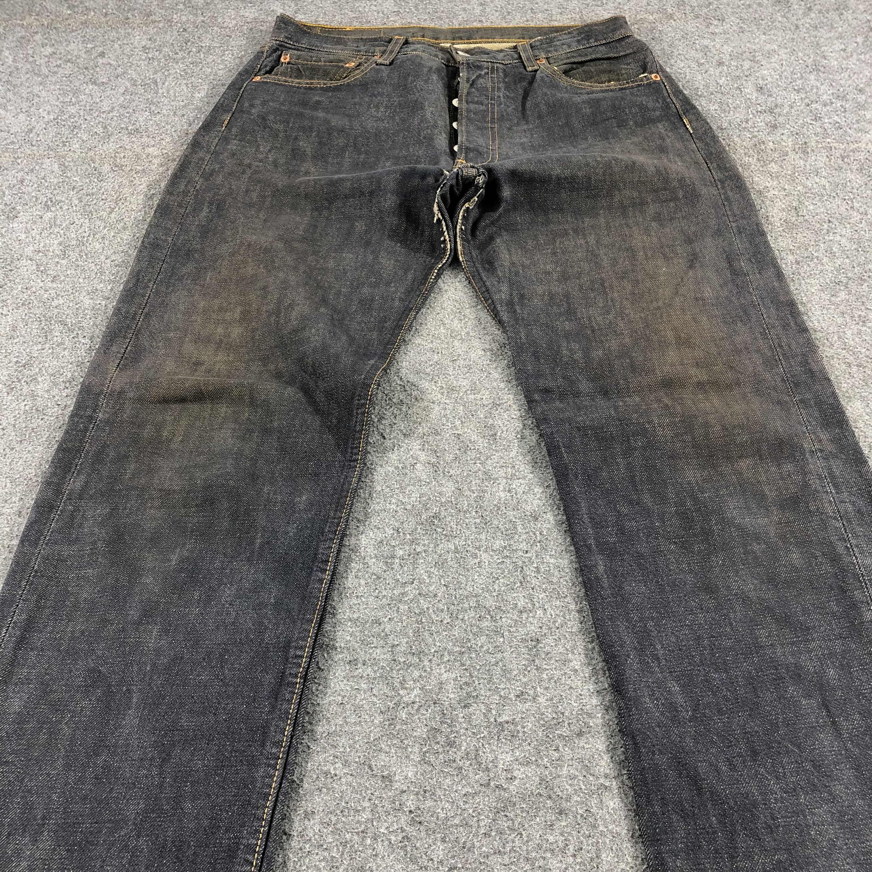 Levi's Vintage 90s Distress Levis 501 Jeans-JM1516 Size US 30 / EU 46 - 3 Thumbnail