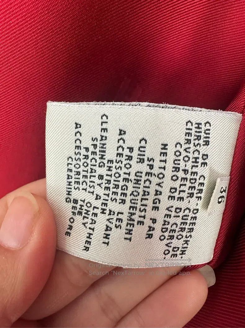 Hermes Hermes Red Leather Jacket Size XS / US 0-2 / IT 36-38 - 5 Thumbnail