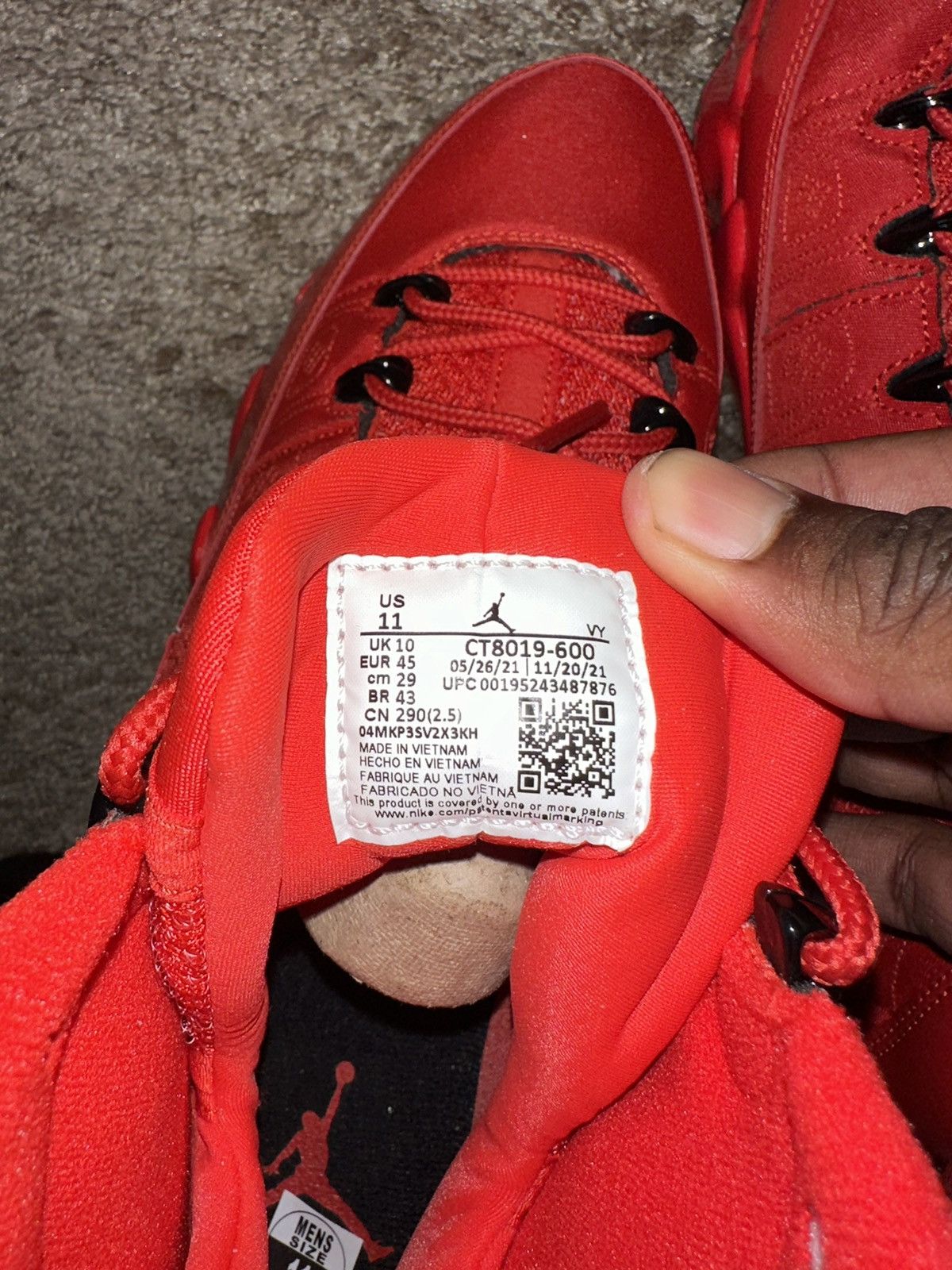 Jordan Brand Jordan 9 Retro Chile Red Size US 11 / EU 44 - 6 Thumbnail