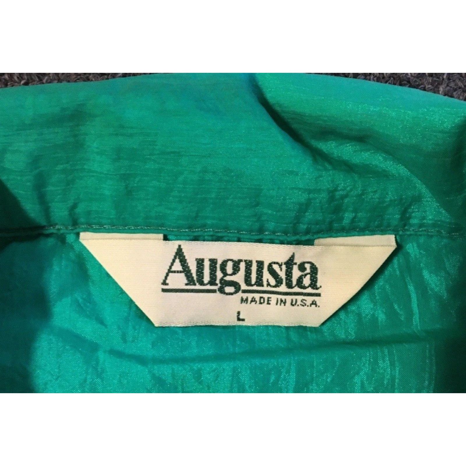Vintage VINTAGE Navajo Nation Dept Of Employment Wind Jacket S M Green USA Police Lightweight Windbreaker 90s Mens Jacket Size US S / EU 44-46 / 1 - 7 Thumbnail