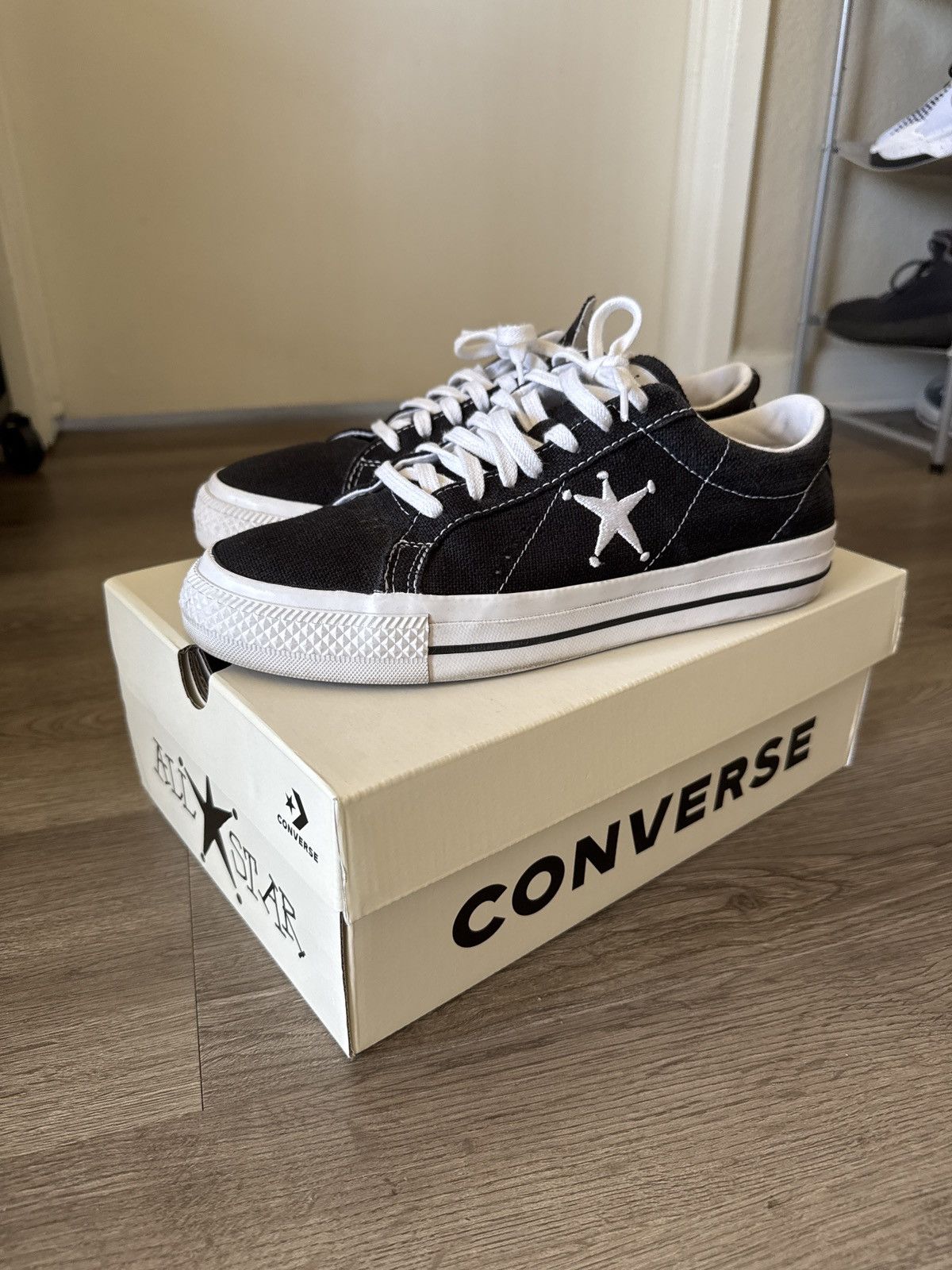 Converse × Stussy Stussy x One Star Low “Black” Size US 9.5 / IT 39.5 - 8 Thumbnail