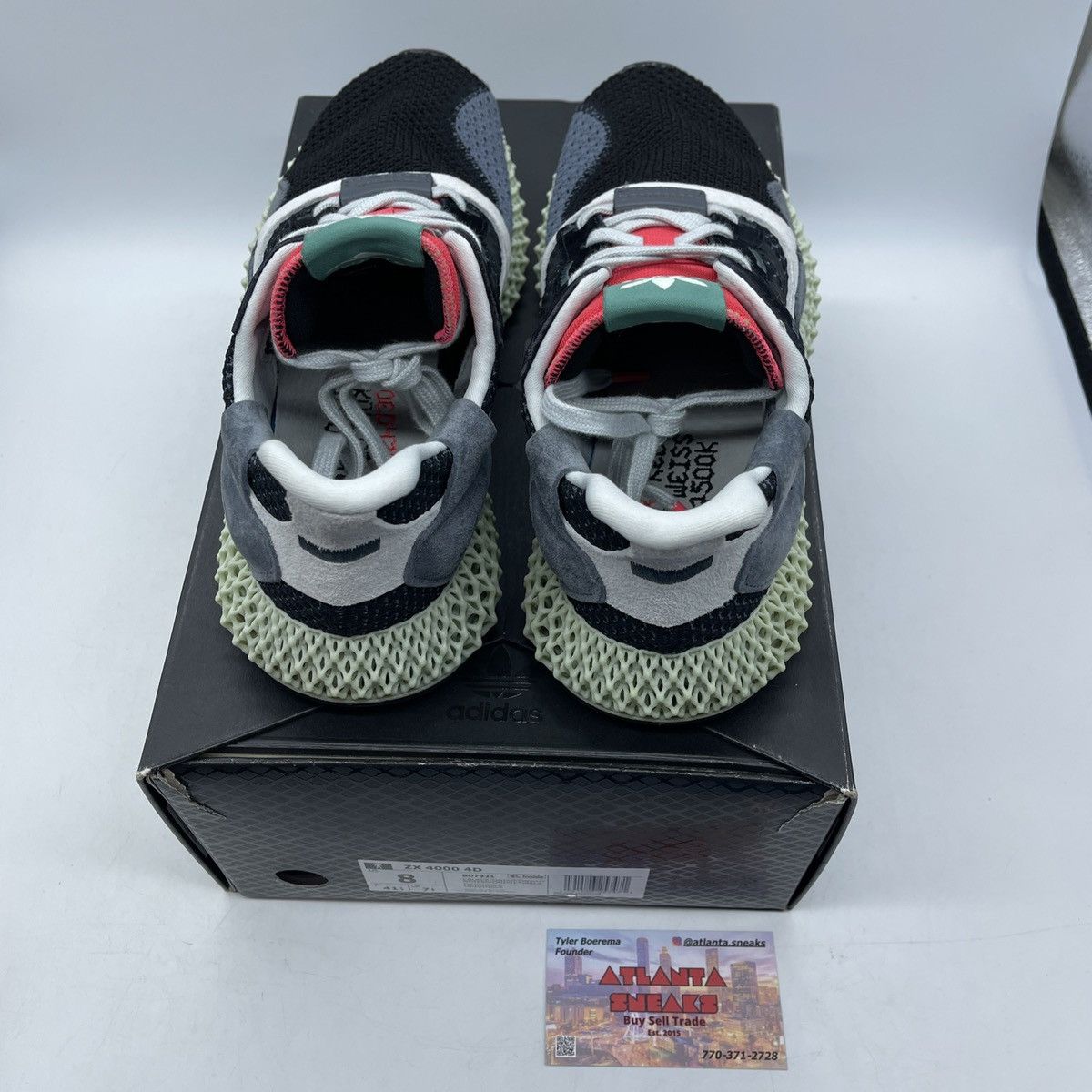 Adidas ZX 4000 futurecraft 4D black onix Size US 8 / EU 41 - 6 Thumbnail
