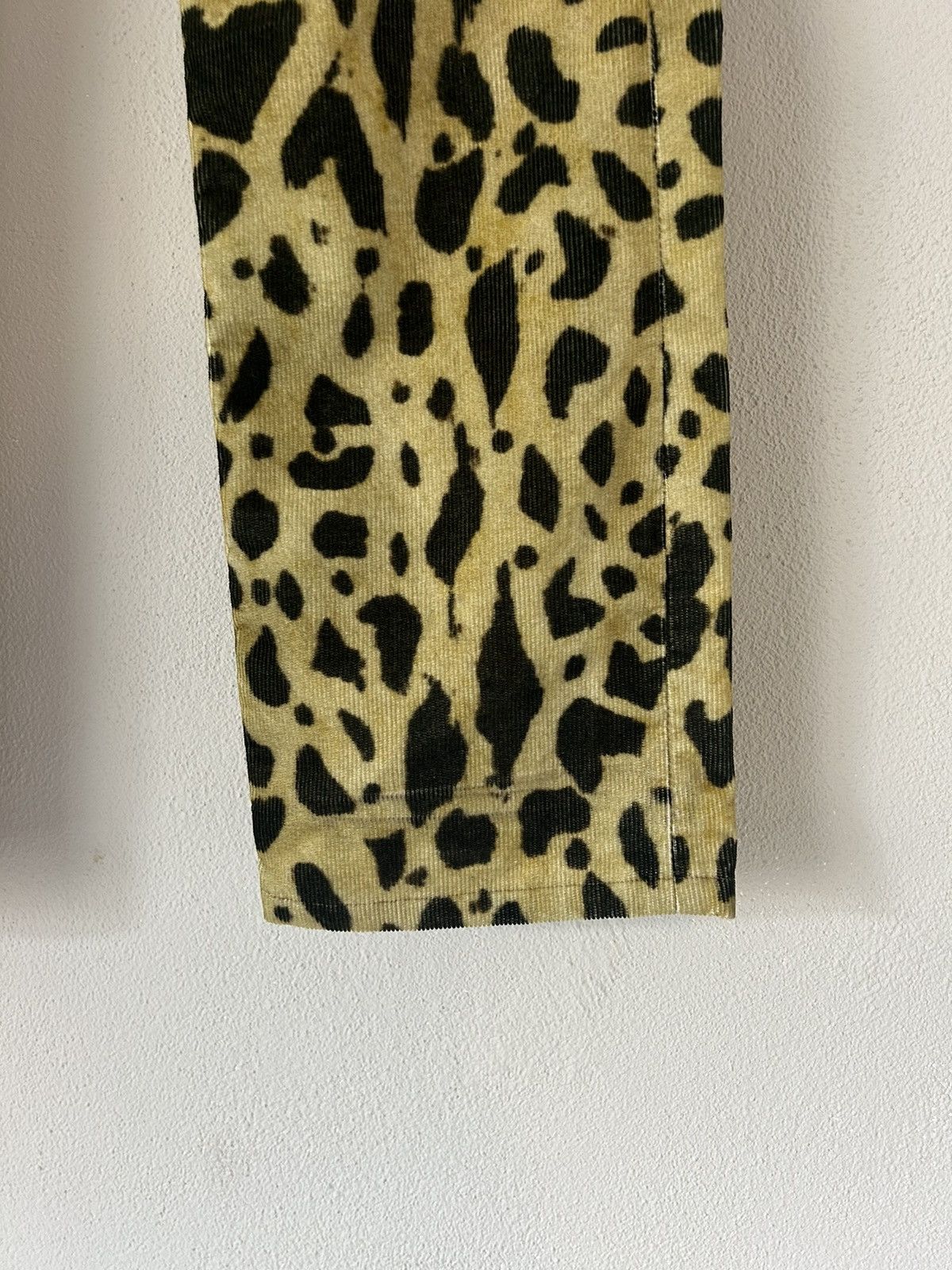 Dries Van Noten Leopard Print Corduroy Pants Size US 30 / EU 46 - 8 Thumbnail