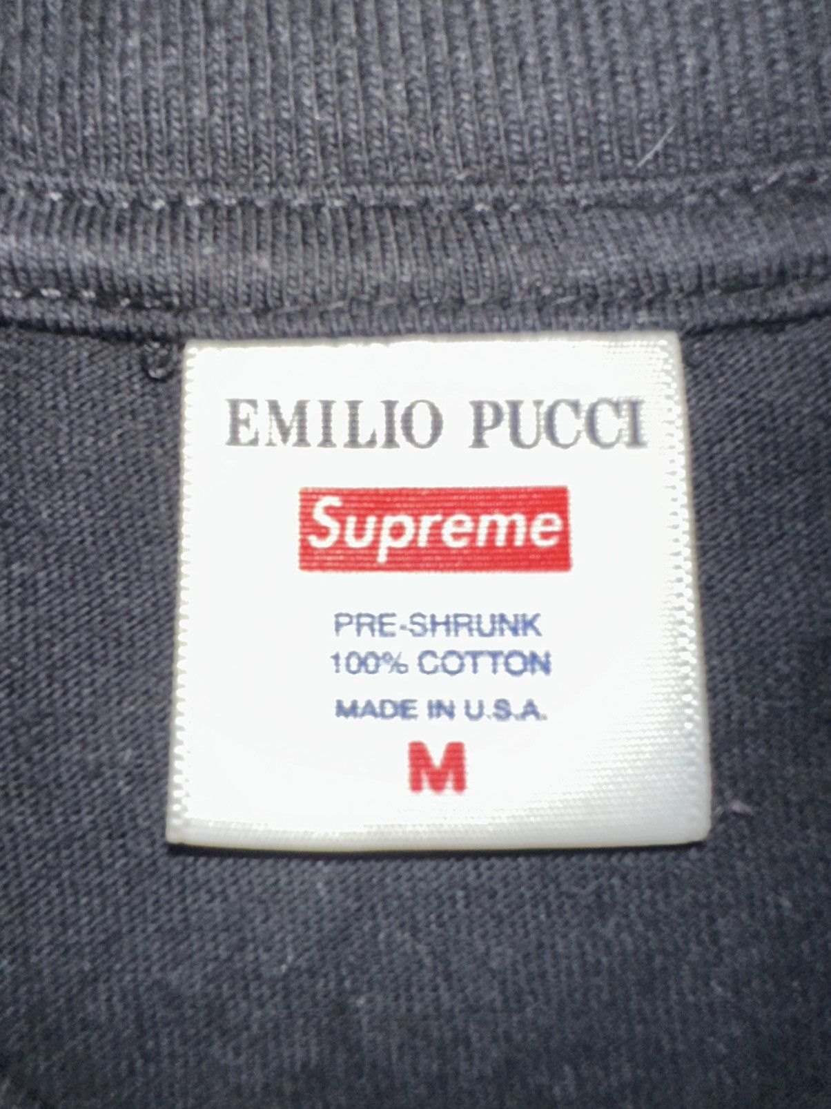 Supreme Supreme Emilio Pucci Box Logo Tee Size US M / EU 48-50 / 2 - 4 Thumbnail