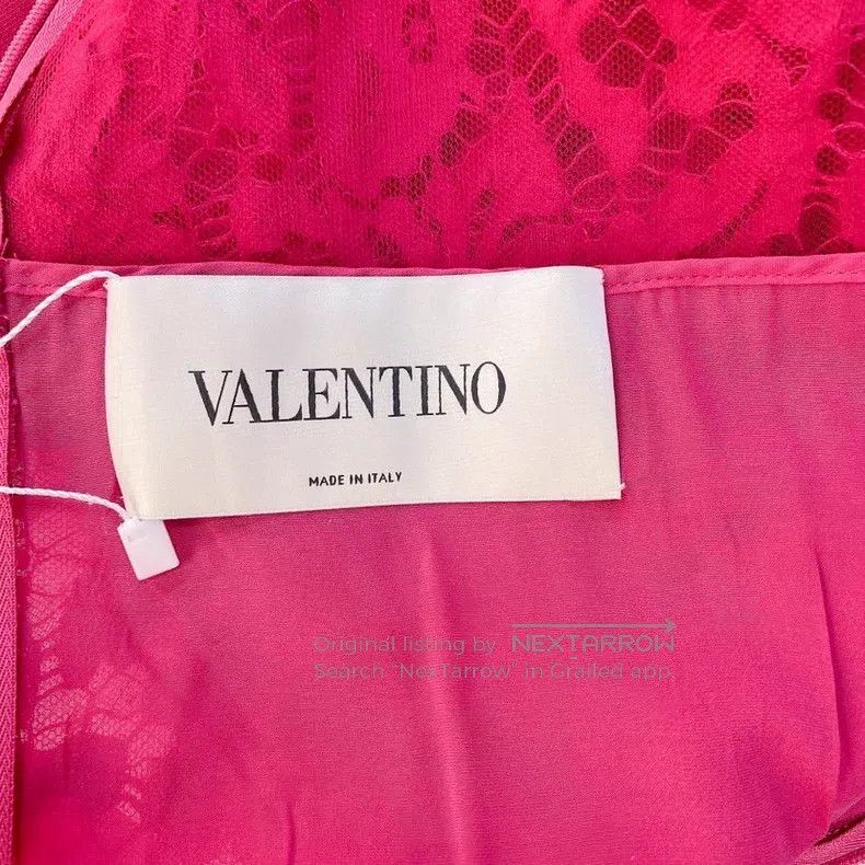 Valentino Valentino dragon fruit dress Size L / US 10 / IT 46 - 6 Thumbnail