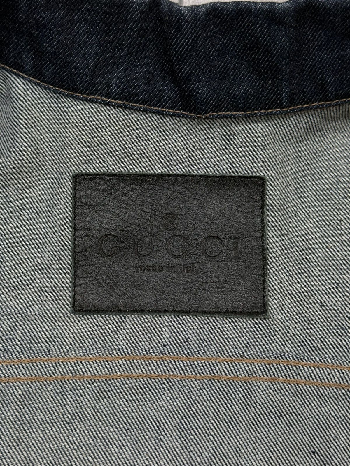 Gucci Gucci Tom Ford 00s Men’s Black Denim Jacket Black Label Size US M / EU 48-50 / 2 - 9 Thumbnail