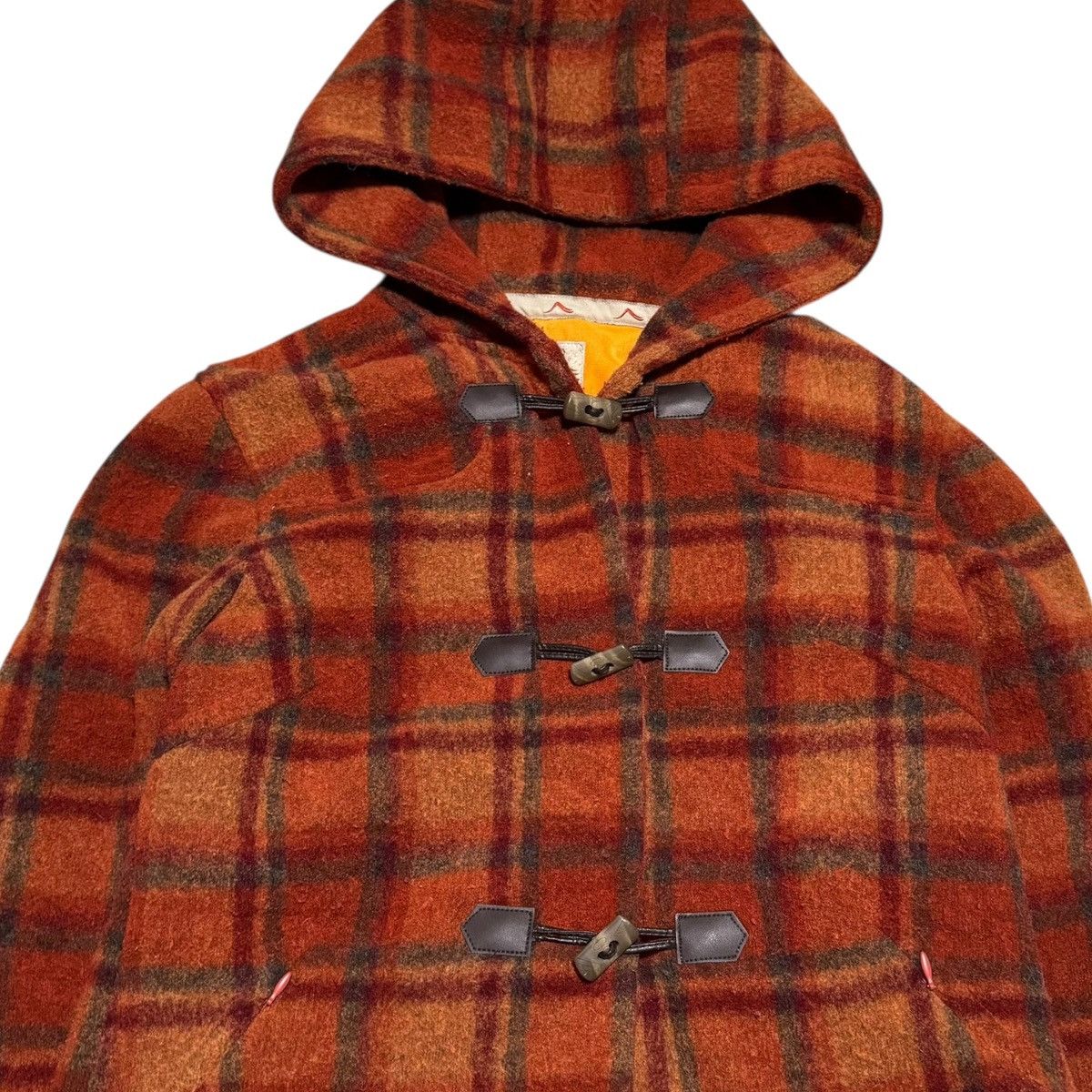 Other Tsunami Plaid Loop Button Hooded Jacket Women's Small Petite Size S / US 4 / IT 40 - 2 Thumbnail