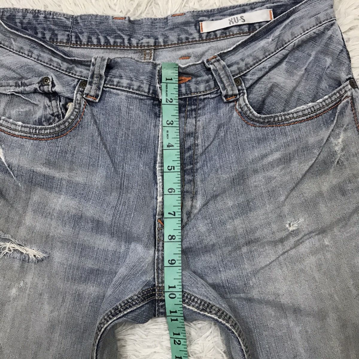 Edwin Vintage Edwin XU-S Distressed Design Jeans Size US 34 / EU 50 - 25 Thumbnail