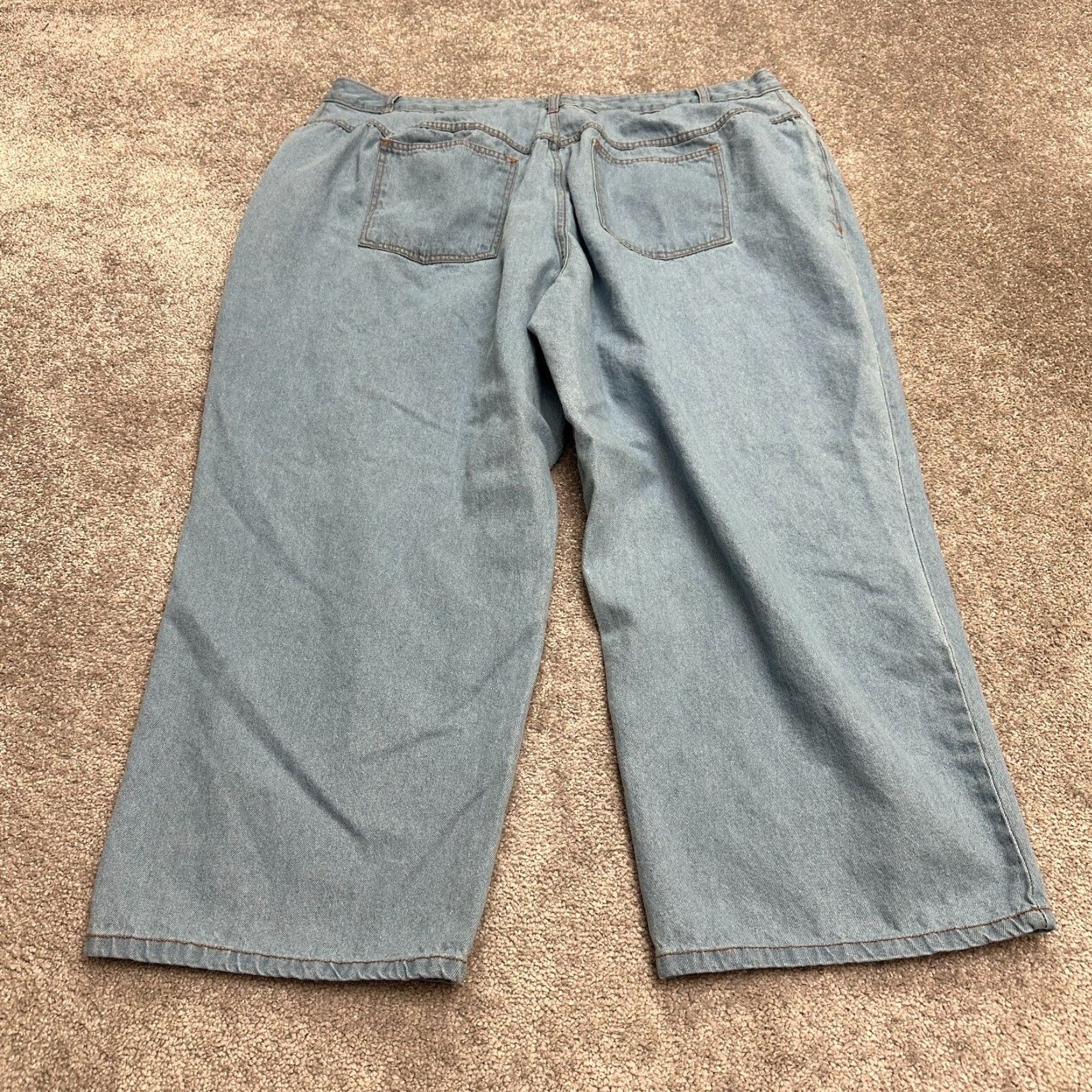 Vintage Woman Within Denim Jeans Womens 26WP Blue Wide Leg Casual Size 26" / US 2 / IT 38 - 2 Thumbnail