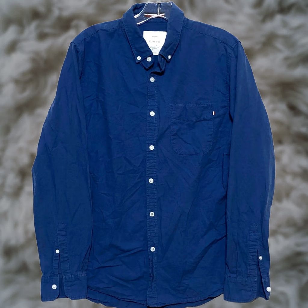Cotton On Cotton On Shirt Mens M Blue Brunswick Garments Slim Fit Button Preppy Classic Size US M / EU 48-50 / 2 - 1 Thumbnail