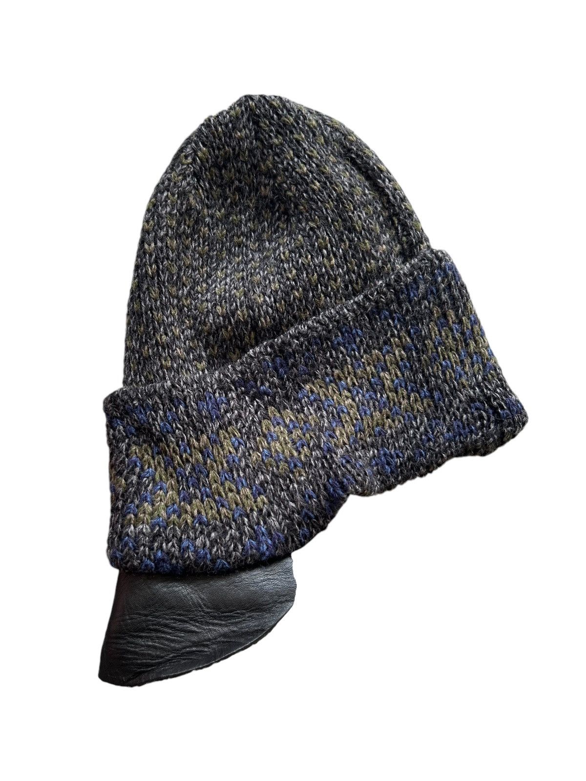 Japanese Brand × Kapital × Vintage Made in Japan Leather Spoon Crochet knitt Japanese Brand Hat Size ONE SIZE - 1 Thumbnail