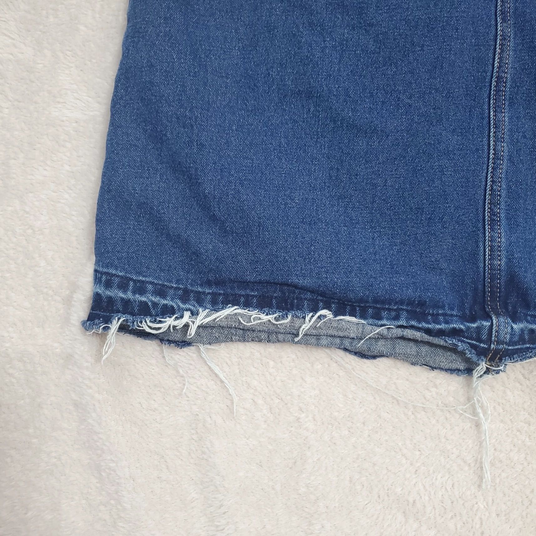 Bdg BDG Denim Midi Skirt Womens M Blue Medium Wash A-Line Release Hem Western Boho Skirt Size 32" / US 10 / IT 46 - 5 Thumbnail