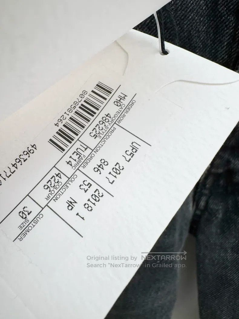 Balenciaga Balenciaga Black and Gray Straight Leg Jeans Size US 30 / EU 46 - 5 Thumbnail