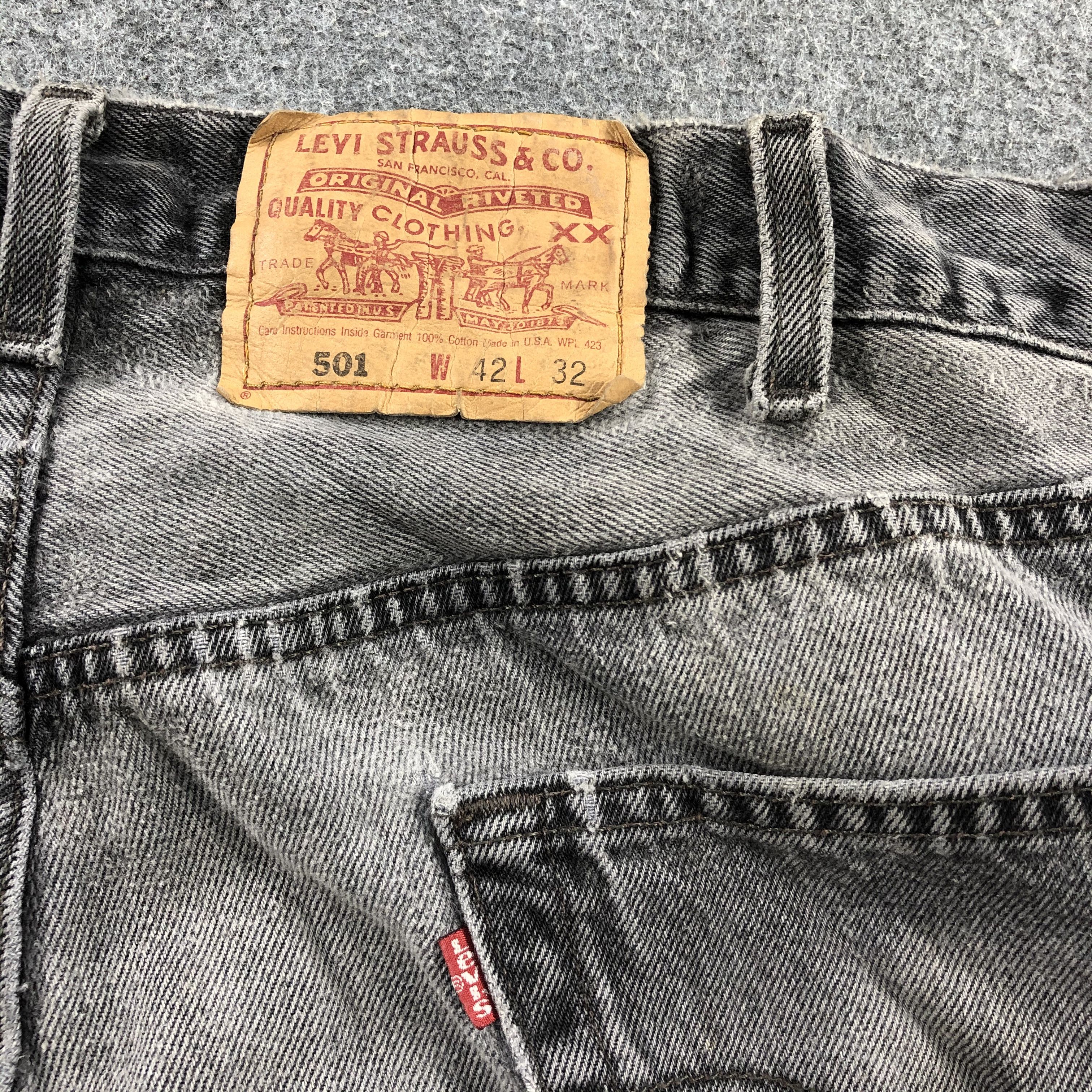 Levi's Vintage 90s Distress Levis 501 Earth Tone Jeans-JM1588 Size US 40 / EU 56 - 6 Thumbnail