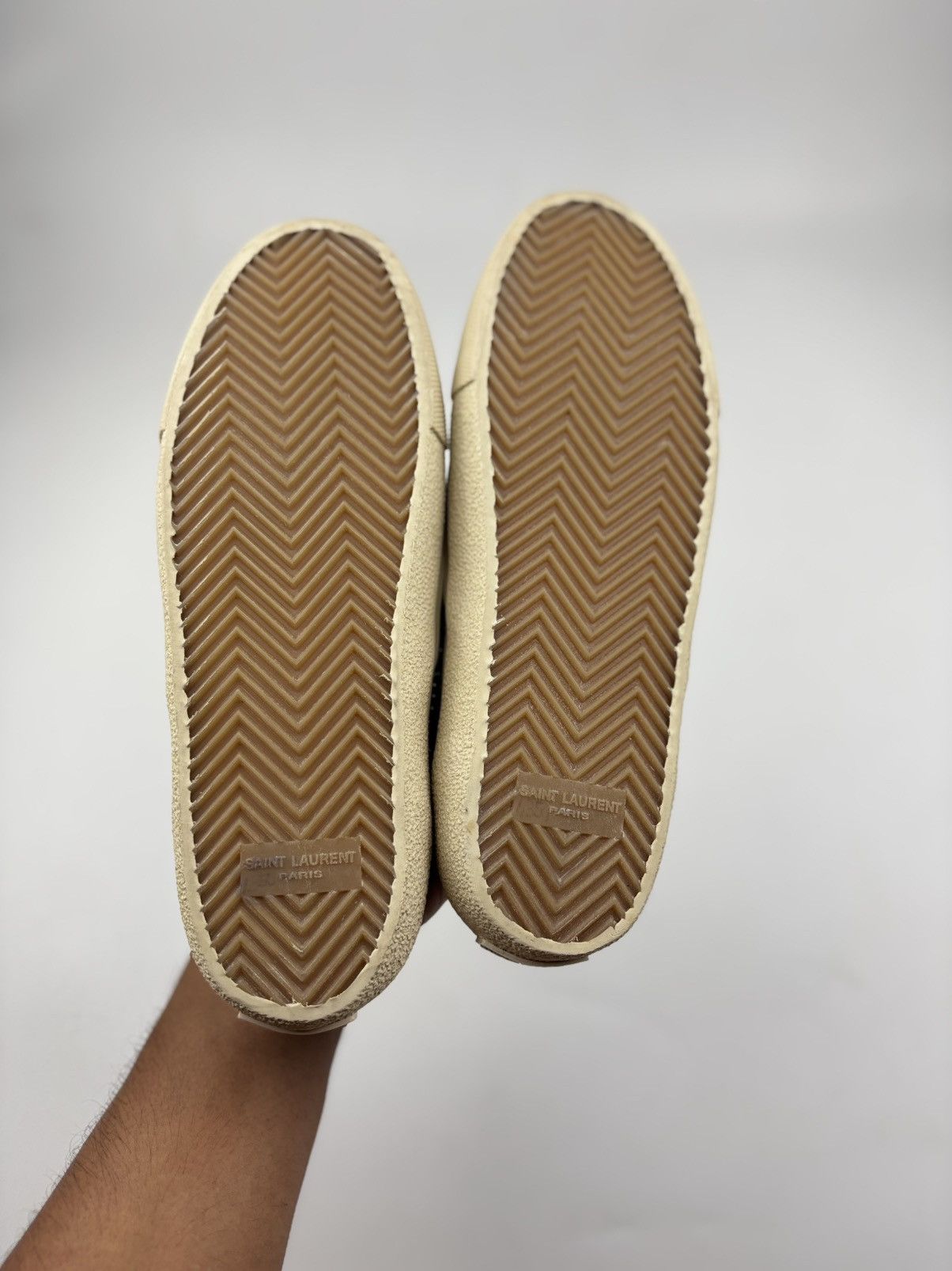 Saint Laurent Paris Saint Laurent Studded Slip on Sneakers Size US 6.5 / EU 39-40 - 8 Thumbnail