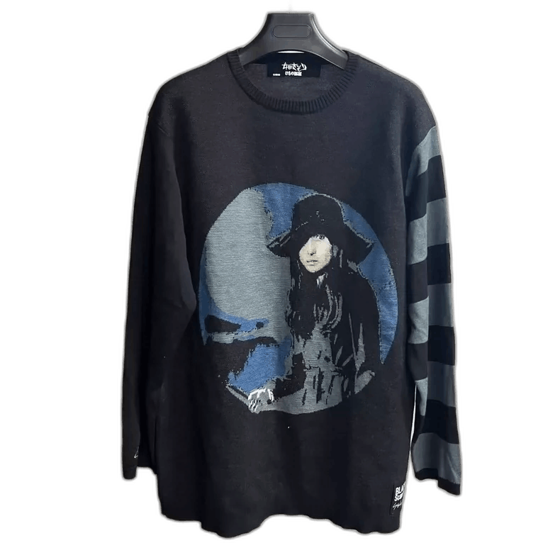 Yohji Yamamoto Yohji Yamamoto Long Sleeve Graphic Knitwear Size US M / EU 48-50 / 2 - 1 Thumbnail