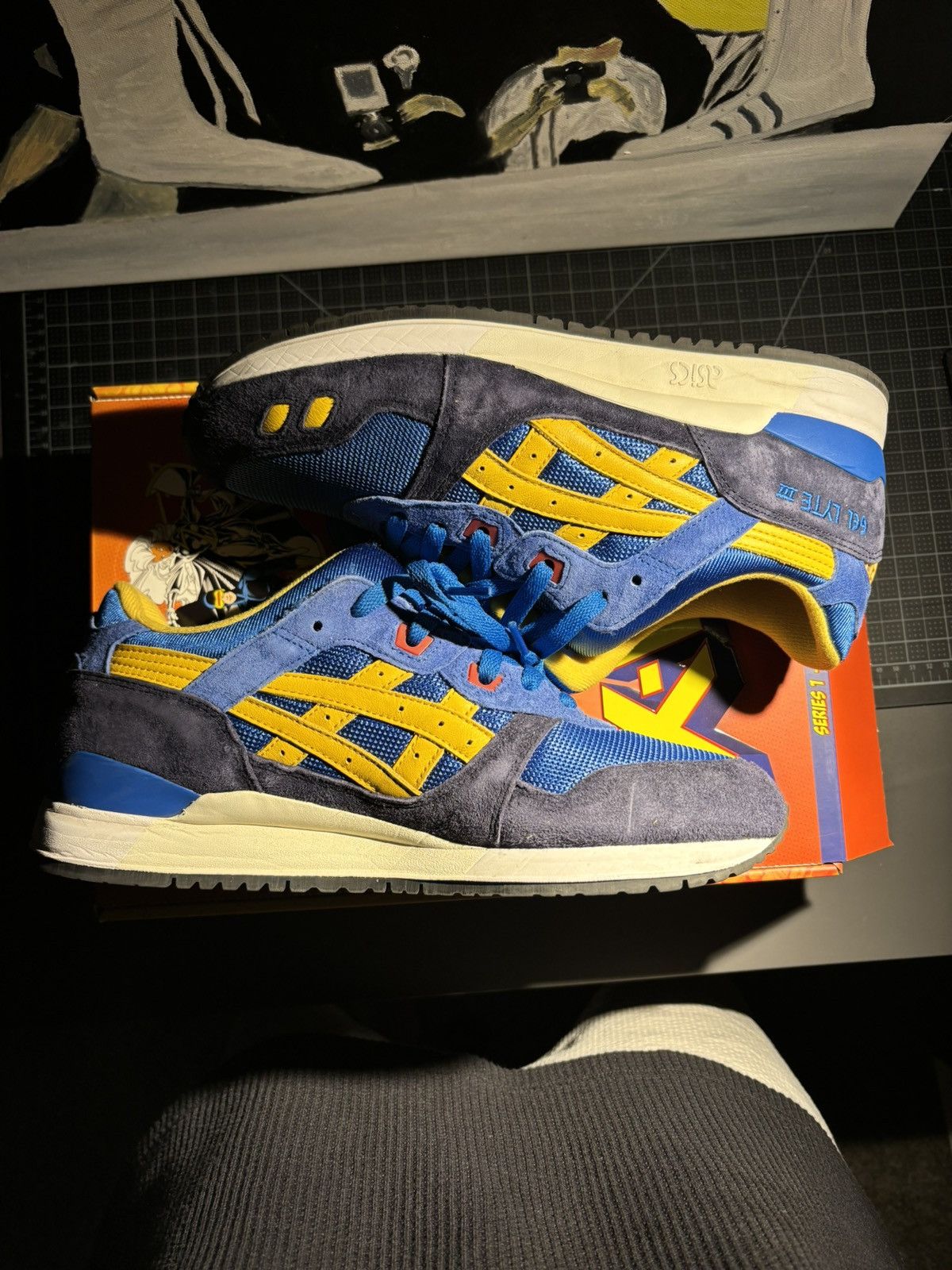 Asics × Kith × Marvel Comics Kith x Marvel x Asics Gel Lyte III Cyclops Size US 9 / EU 42 - 2 Thumbnail