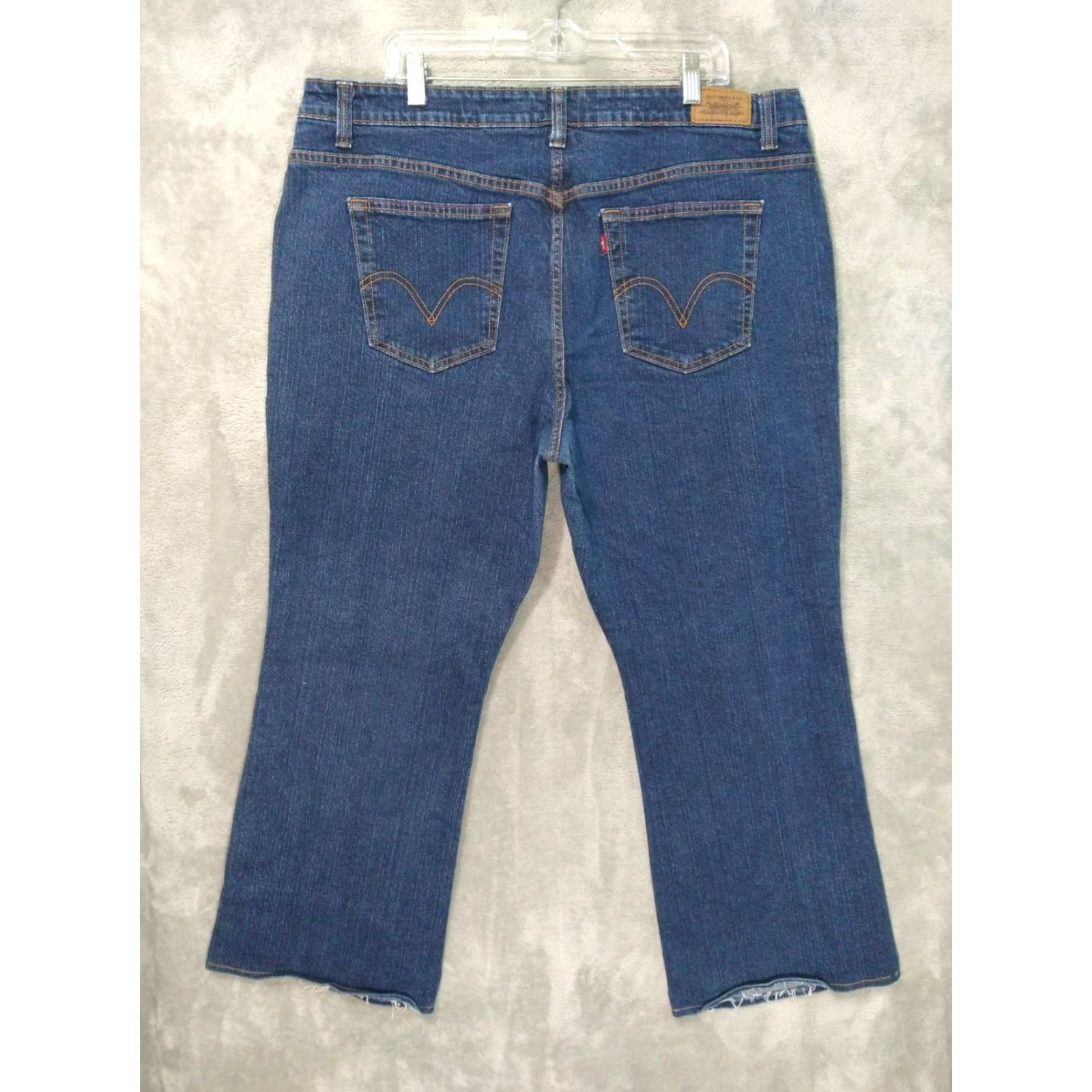 Levi's Levis 515 Jeans Womens 22W Blue Denim Boot Cut High Rise Dark Wash Stretch Y2K Womens Size 40" / US 18 - 2 Thumbnail