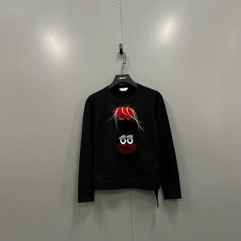 Fendi FENDI Devil Embroidery Knit Sweatshirt - dmc Size US M / EU 48-50 / 2 - 1 Thumbnail
