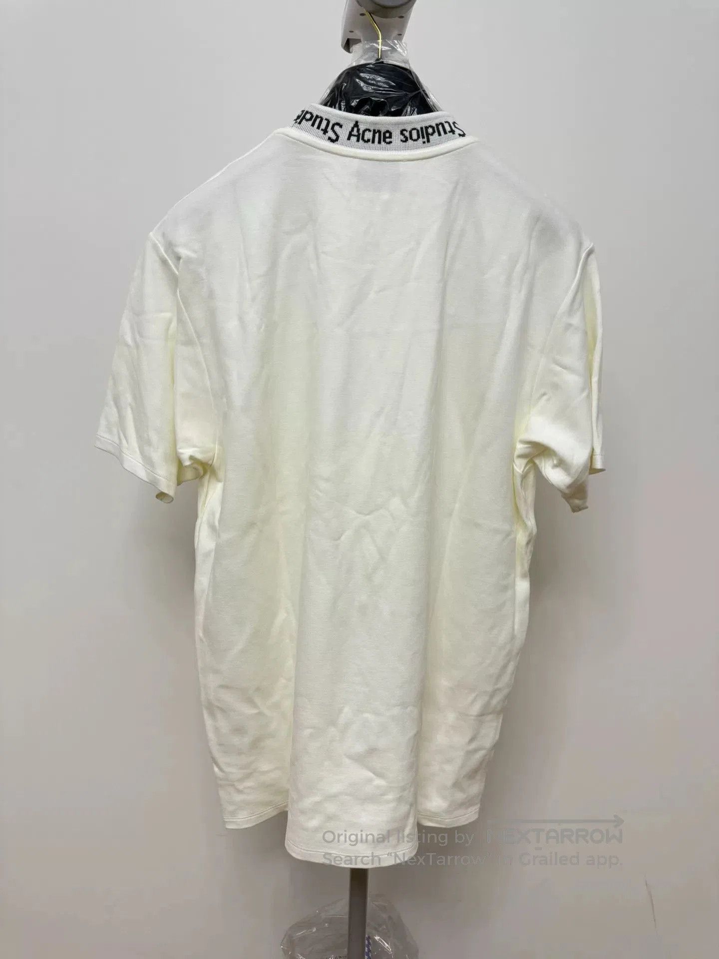 Acne Studios Acne Studios Letter Neck Short Sleeve T. Size US XL / EU 56 / 4 - 2 Thumbnail