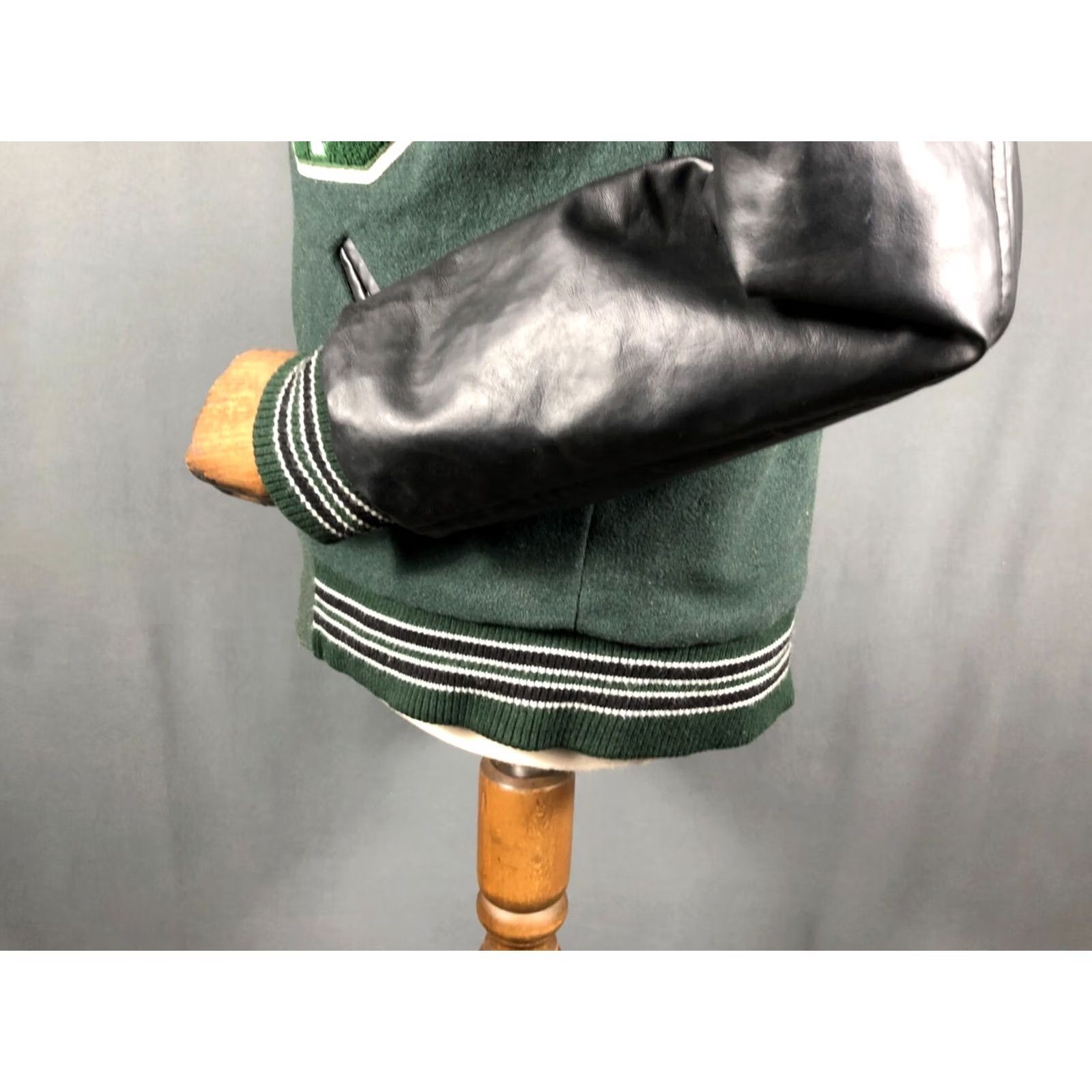 Vintage Awards USA Varsity Jacket Melton Wool Green Men M Vintage US Made Size US M / EU 48-50 / 2 - 7 Thumbnail