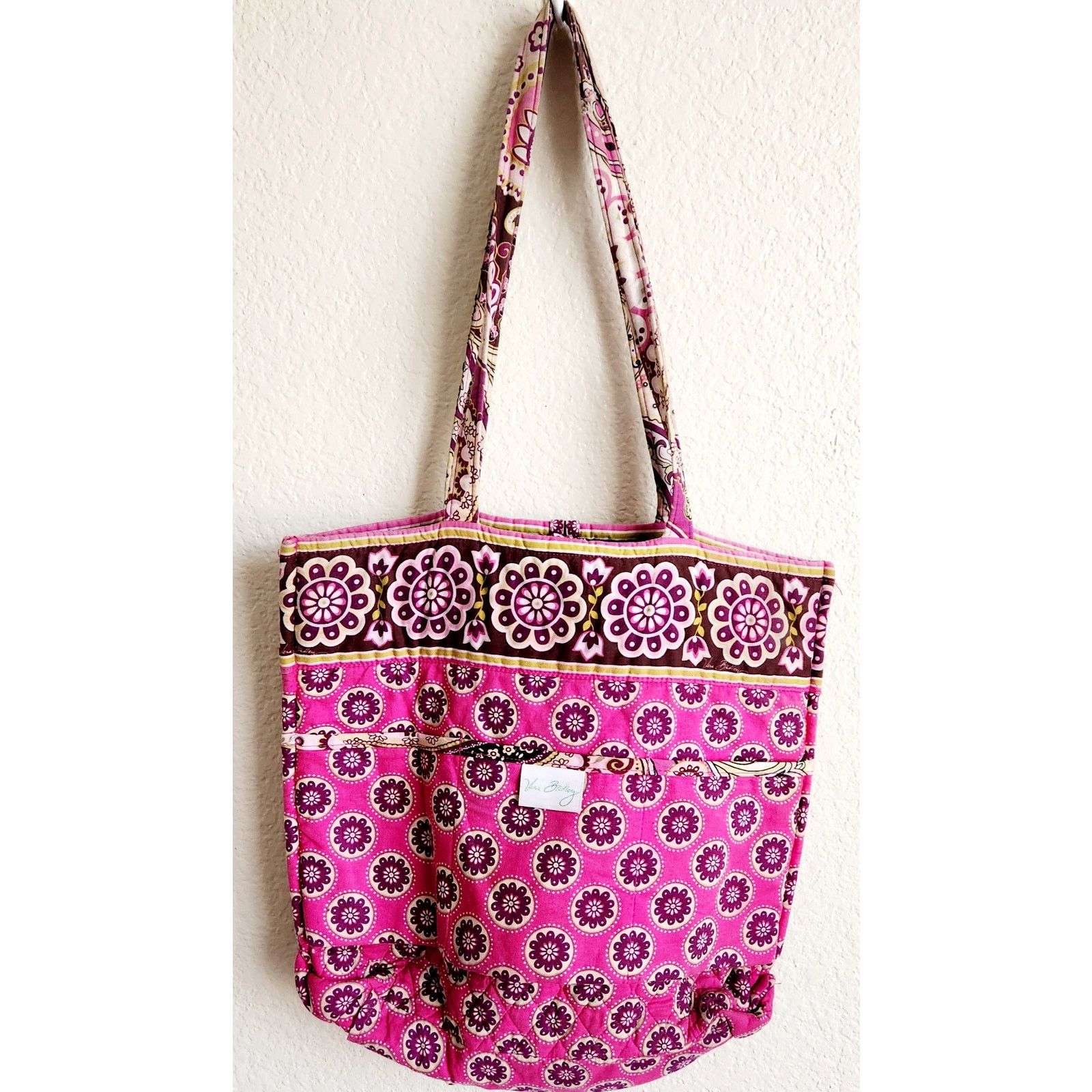 Other Vintage Vera Bradley Pink Purple Floral Purse Size ONE SIZE - 1 Thumbnail