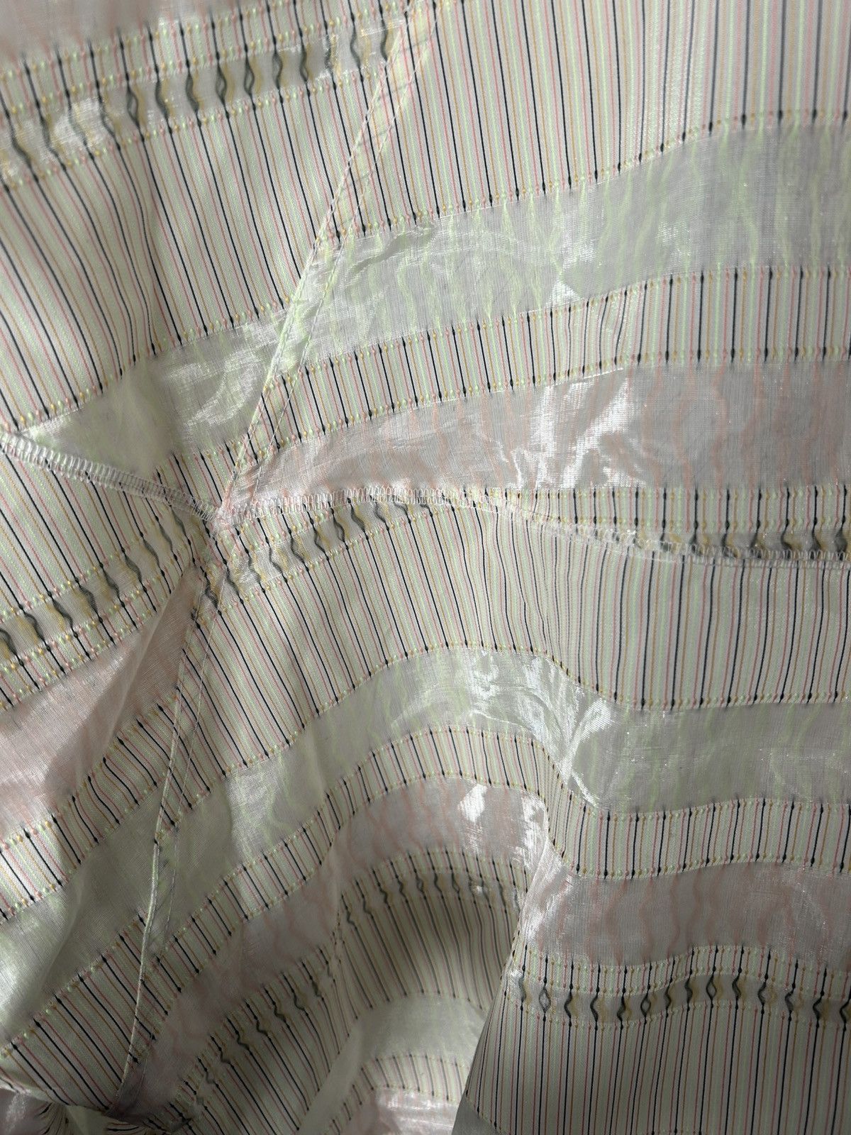 Nike Nike Striped Translucent Oversized Hooded Jacket Size S / US 4 / IT 40 - 10 Thumbnail