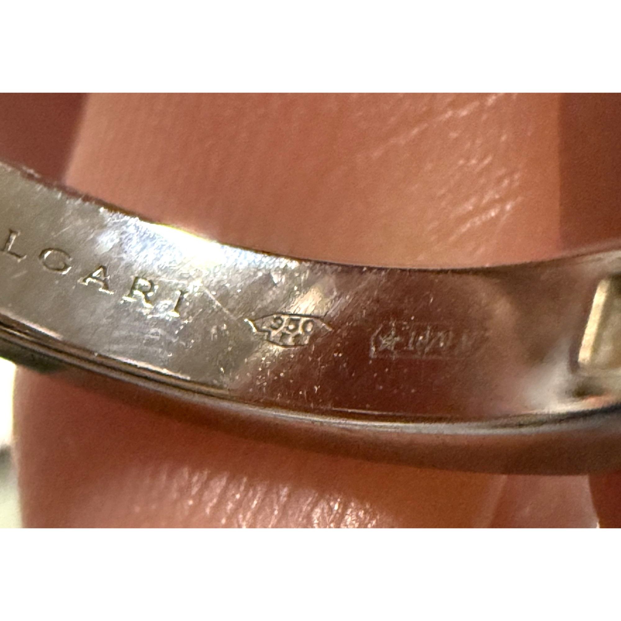 Bvlgari Bvlgari Platinum Diamond Band Ring With Original Box & Packa Size ONE SIZE - 5 Thumbnail
