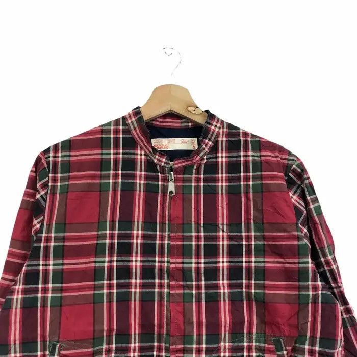 Japanese Brand Vtg NATURAL LAUNDRY JAPAN Nova Checks Jacket Plaids Cotton Size US M / EU 48-50 / 2 - 2 Thumbnail